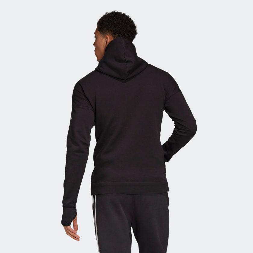 Adidas zne 3 stripe zip thru hoodie outlet