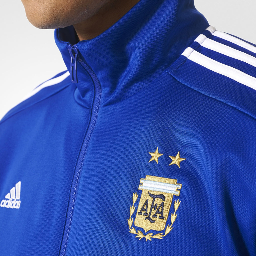 Men's Argentina 3-Stripe Soccer Track Top - AI4358-ADIDAS by Adidas | Available at Niky's Sports
