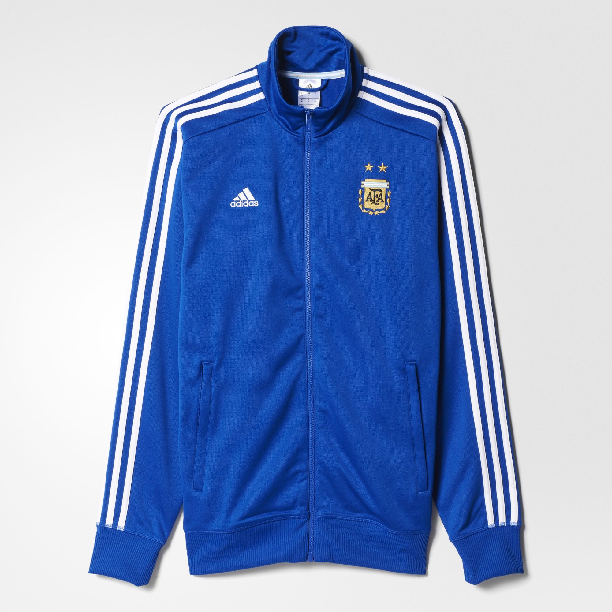 Men's Argentina 3-Stripe Soccer Track Top - AI4358-ADIDAS by Adidas | Available at Niky's Sports