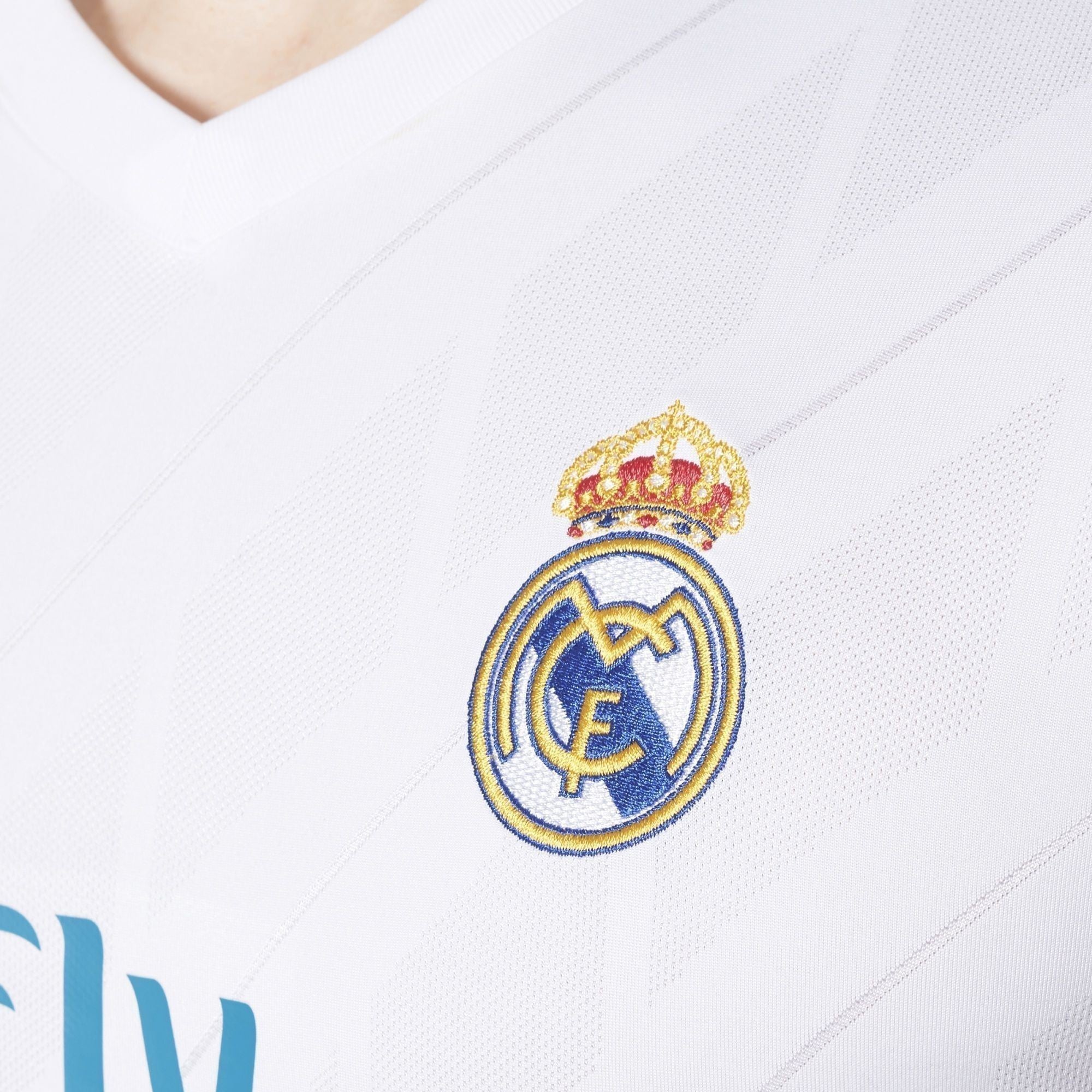 Men's Real Madrid Home Soccer Jersey 2017/18 - AZ8059-ADIDAS by Adidas | Available at Niky's Sports