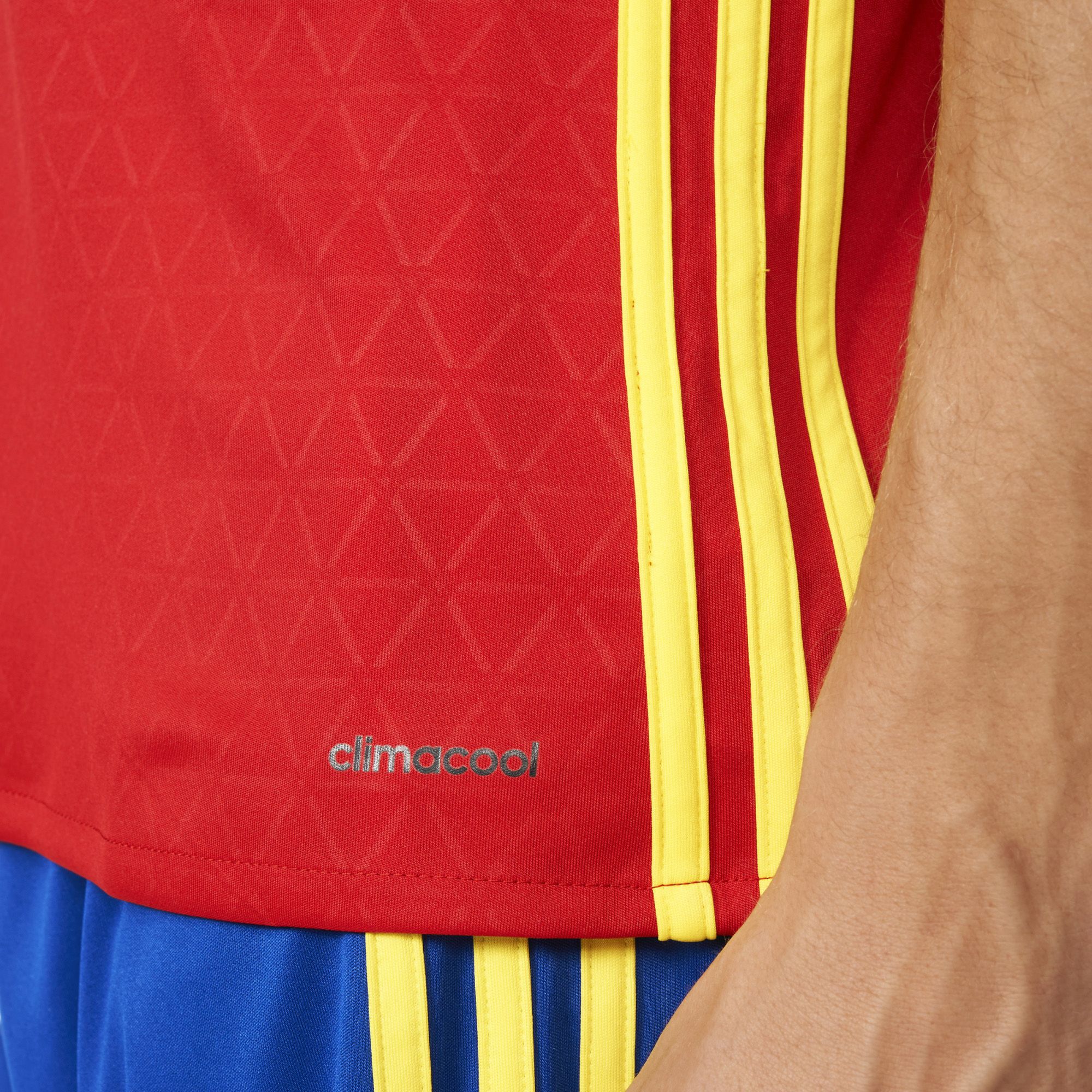 Men's Spain Home Soccer Jersey Euro 2016 - AI4411-ADIDAS by Adidas | Available at Niky's Sports