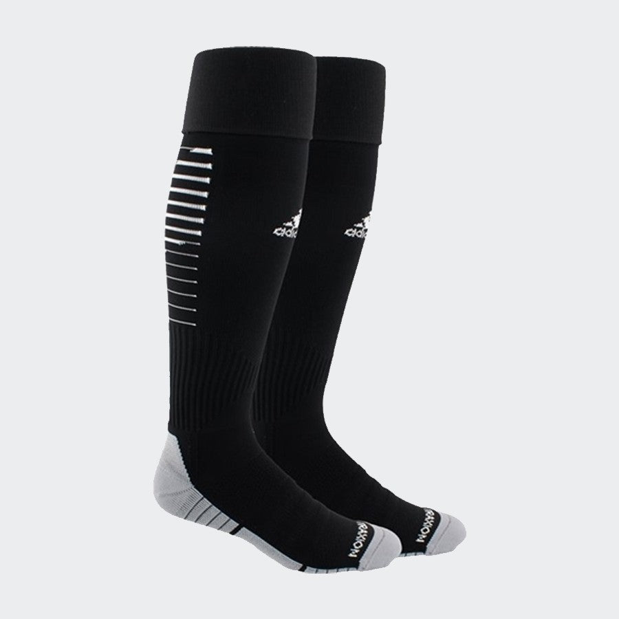 Team Speed II Soccer Sock - Black/White - 5145747B-ADIDAS by Adidas | Available at Niky's Sports