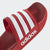 Men's Adilette Cloudfoam Slides - Scarlet/Cloud White