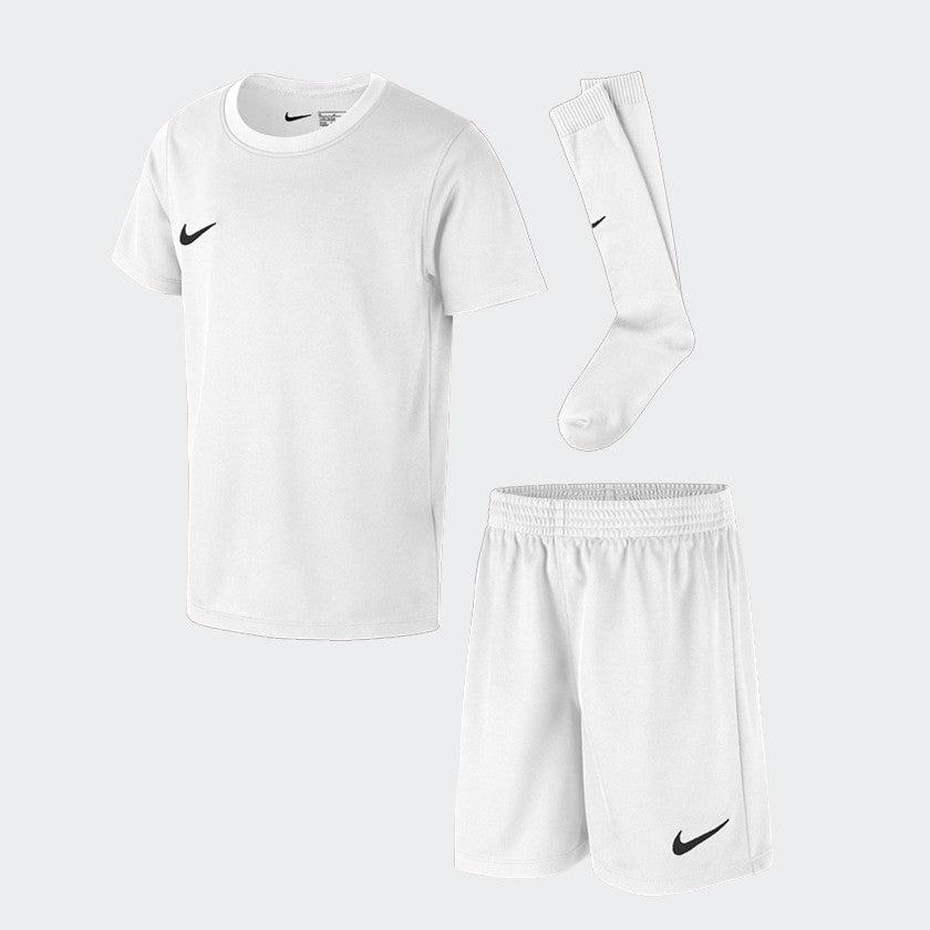 Kid's Dry Park Kit Set - White - AH5487-100-NIKE by Nike | Available at Niky's Sports