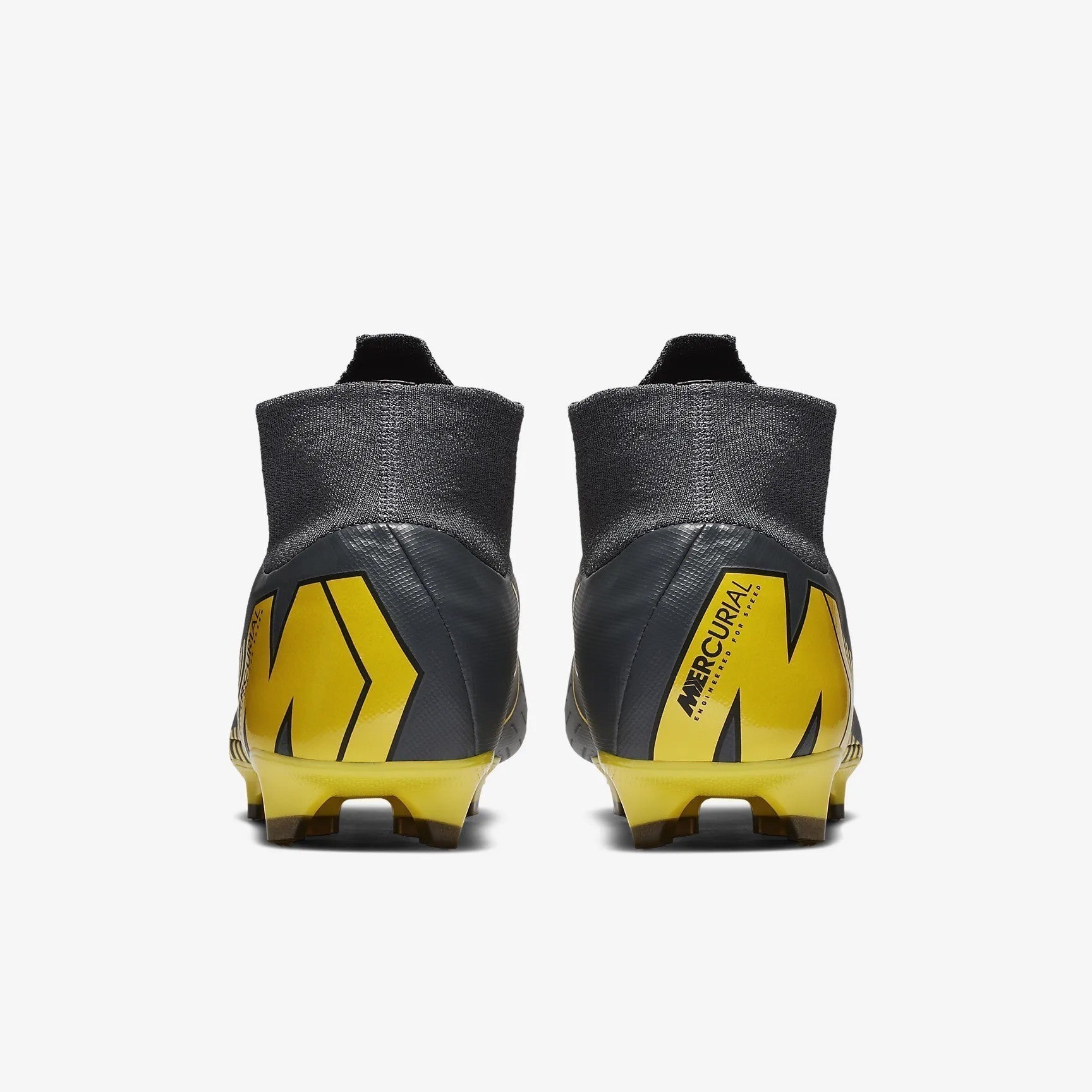 Men's Superfly 6 Pro FG Soccer Cleats - Dark Grey/Opti Yellow/Black - AH7368-070-NIKE by Nike | Available at Niky's Sports