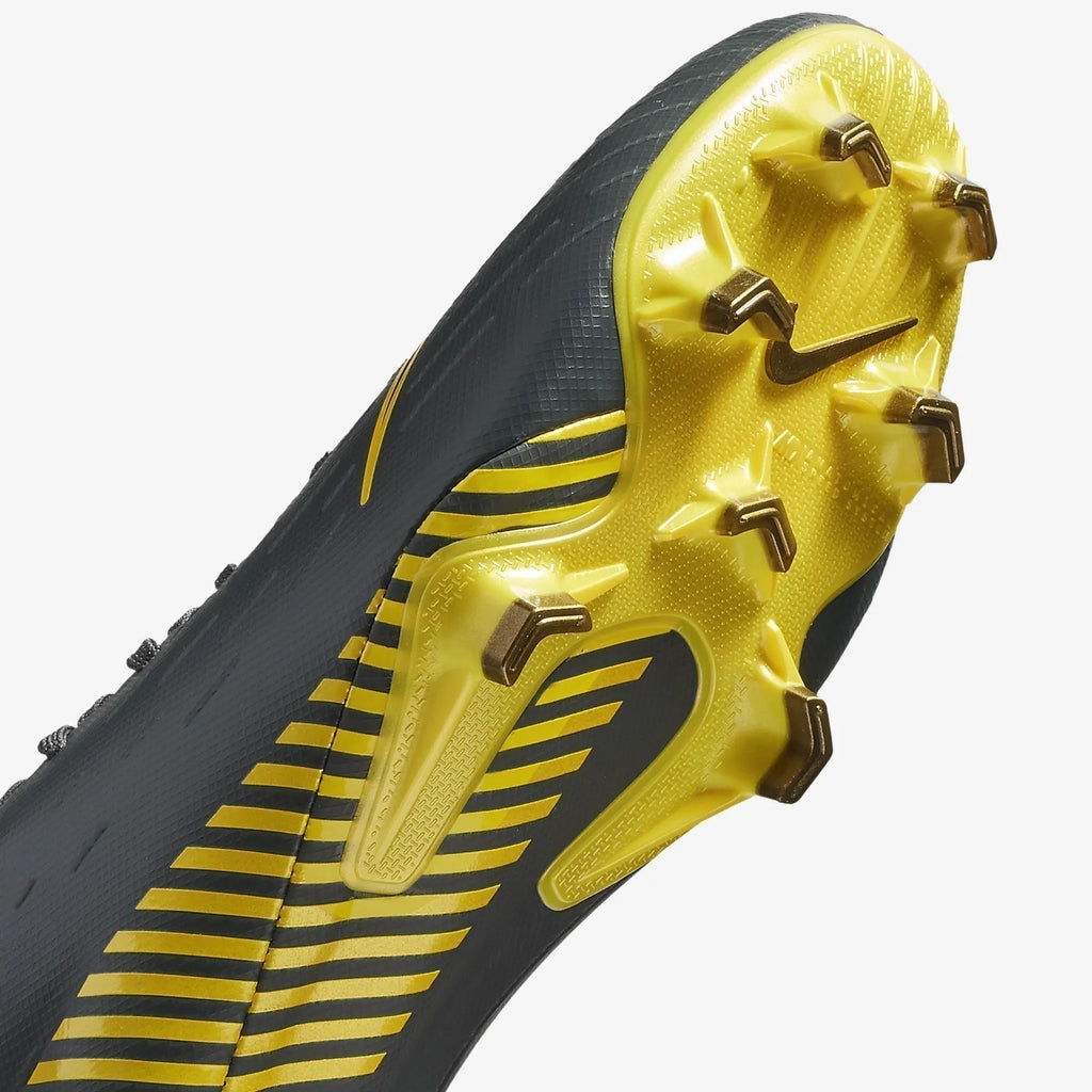 Men's Superfly 6 Pro FG Soccer Cleats - Dark Grey/Opti Yellow/Black - AH7368-070-NIKE by Nike | Available at Niky's Sports