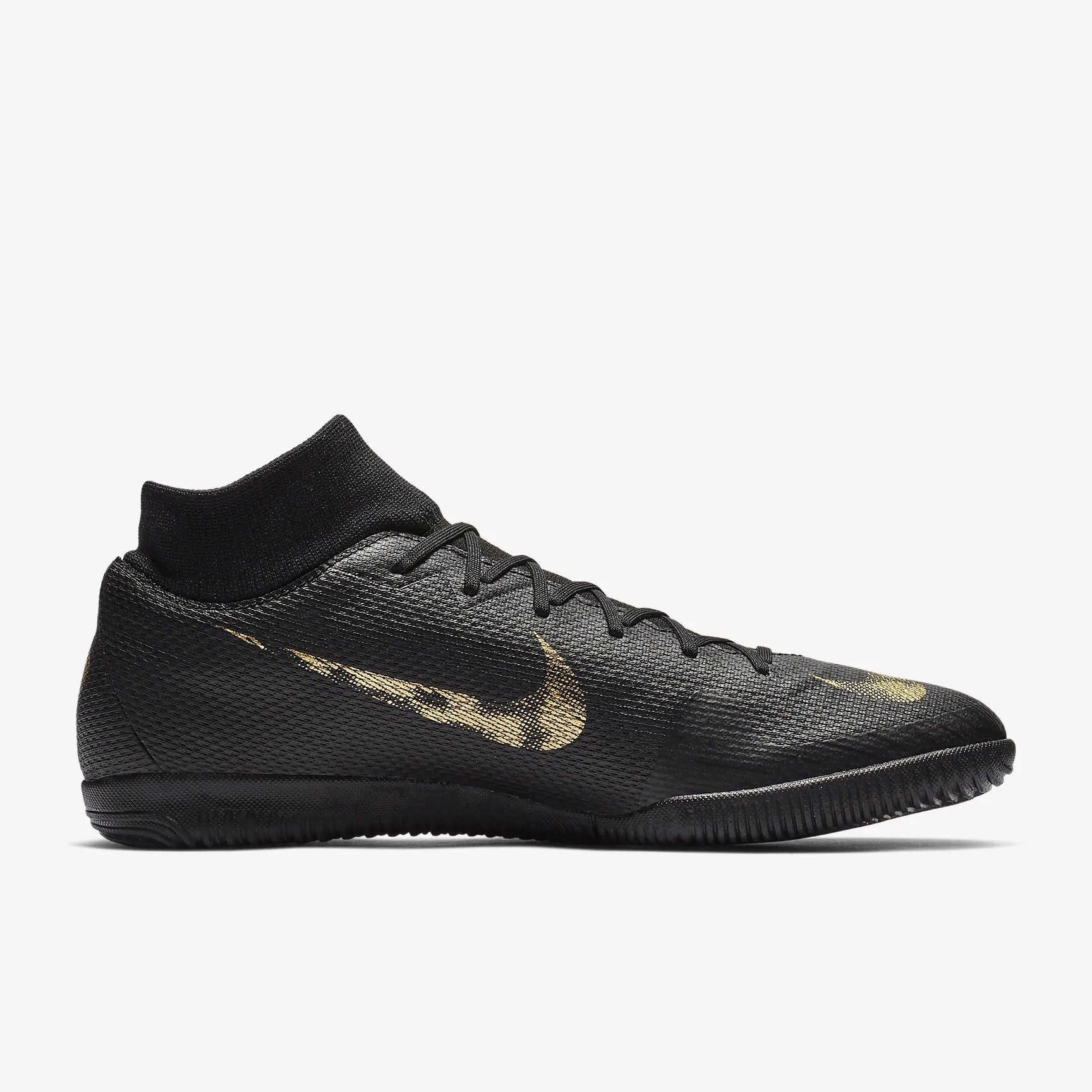 Men's SuperflyX 6 Academy Indoor Soccer Shoes - Black - AH7369-077-NIKE by Nike | Available at Niky's Sports