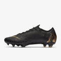 Men's Vapor 12 Elite FG Soccer Cleats - Black/Metallic Vivid Gold - AH7380-077-NIKE by Nike | Available at Niky's Sports