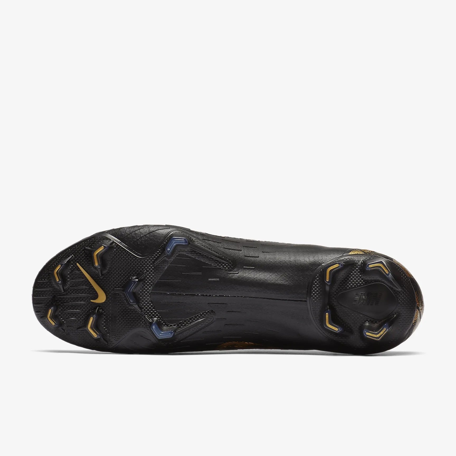 Men's Vapor 12 Elite FG Soccer Cleats - Black/Metallic Vivid Gold - AH7380-077-NIKE by Nike | Available at Niky's Sports