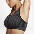 Women's Fenom Flyknit Sports Bra - Black/Dark Grey - AJ4047-010-NIKE by Nike | Available at Niky's Sports