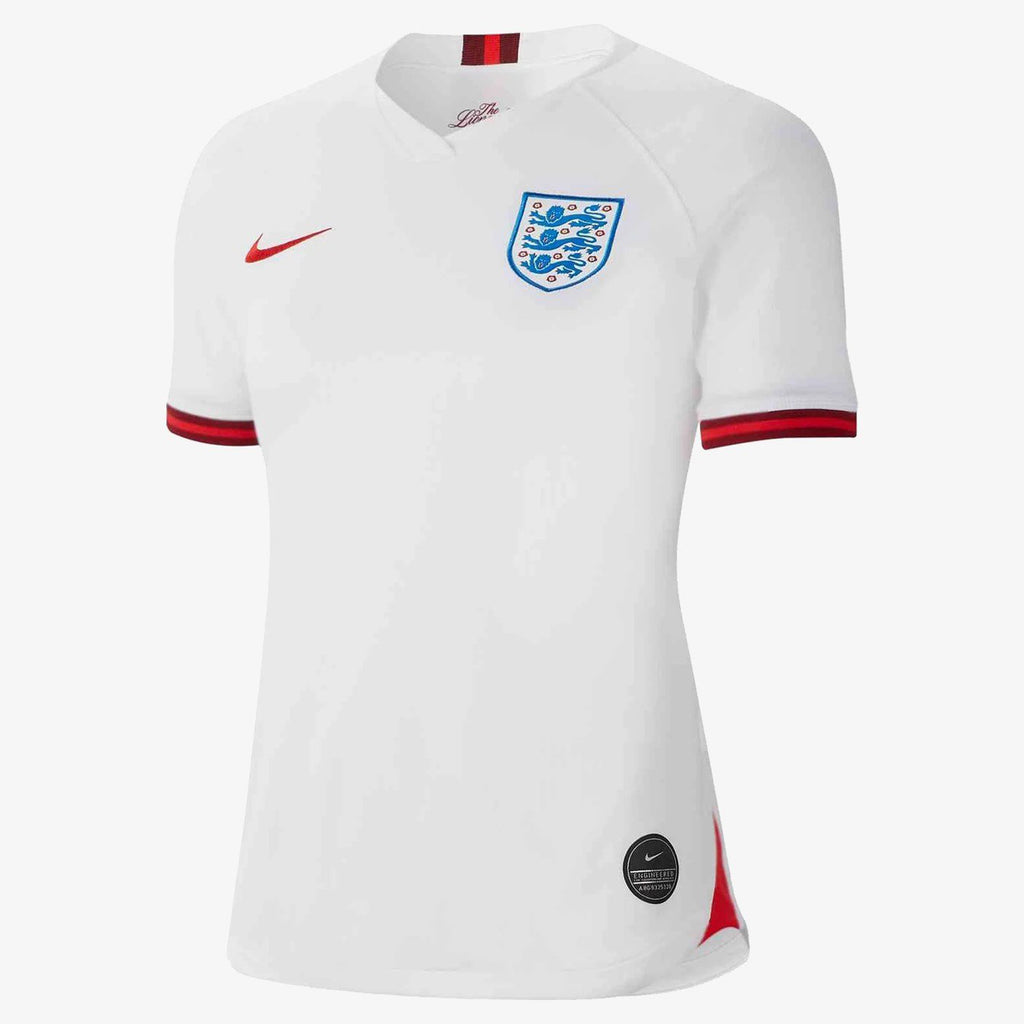 Women's England Stadium Home Jersey - White/Challenge Red - AJ4392-100-NIKE by Nike | Available at Niky's Sports