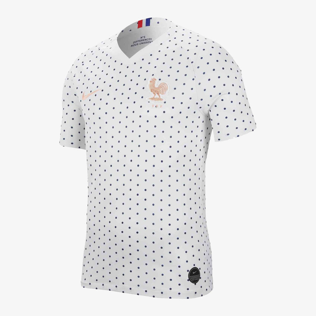 Women's France Stadium Away Jersey - White - AJ4393-100-NIKE by Nike | Available at Niky's Sports