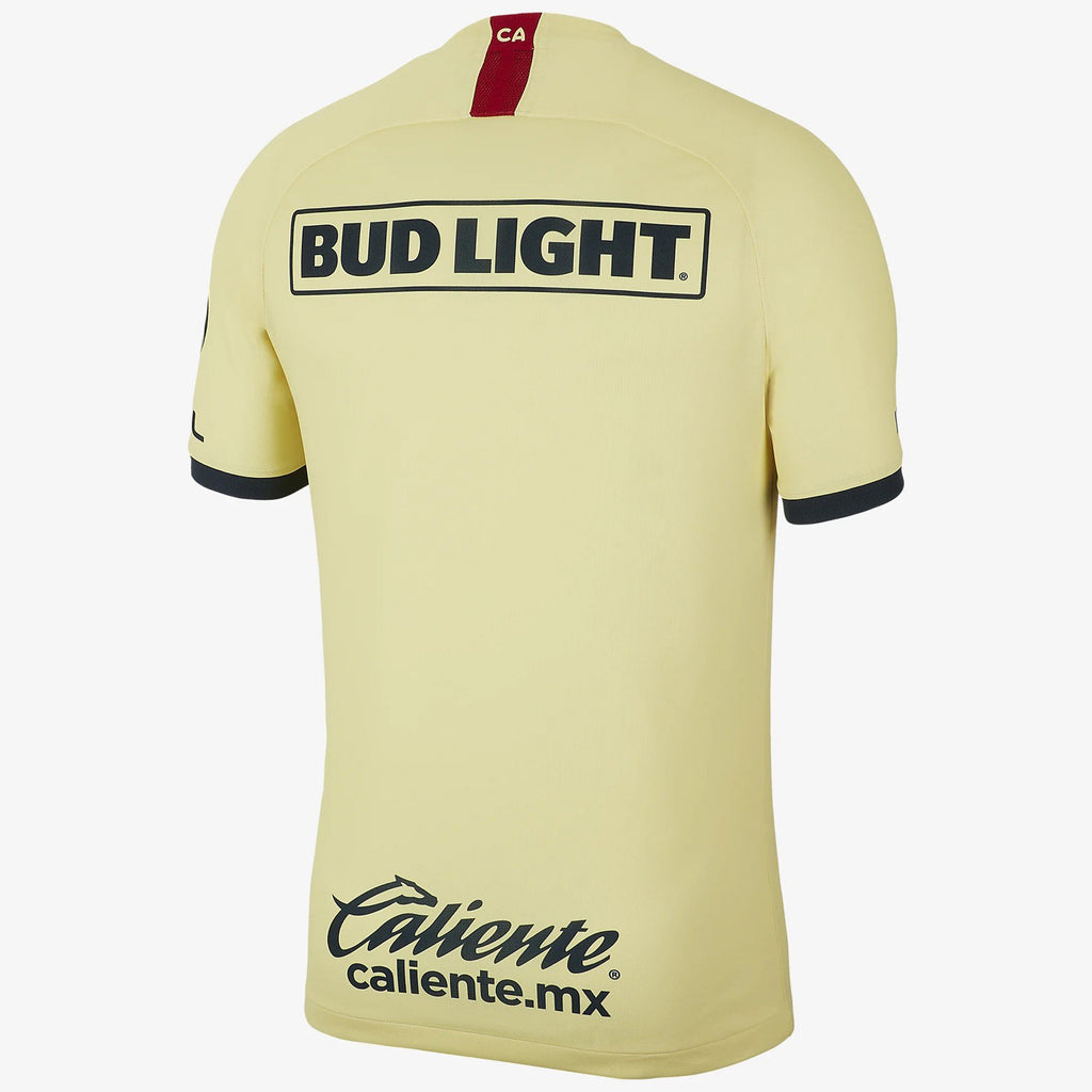 Men's Club America 19/20 Home Jersey - Lemon Chiffon/Armory Navy/Gym Red - AJ5527-707-NIKE by Nike | Available at Niky's Sports