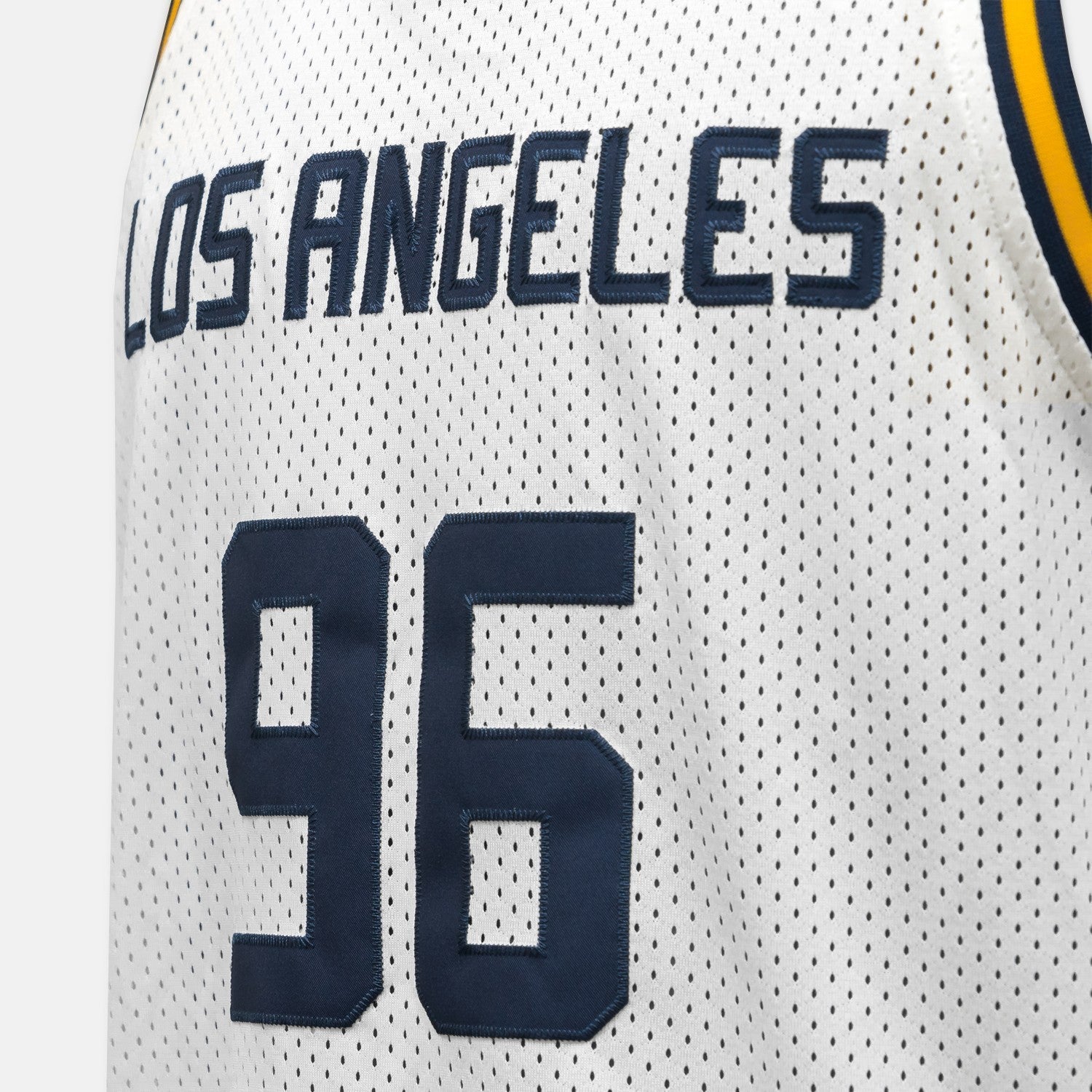 LA Galaxy Basketball Jersey - White/Blue/Yellow - 412JA-FG7LGAX-ADIDAS by Adidas | Available at Niky's Sports