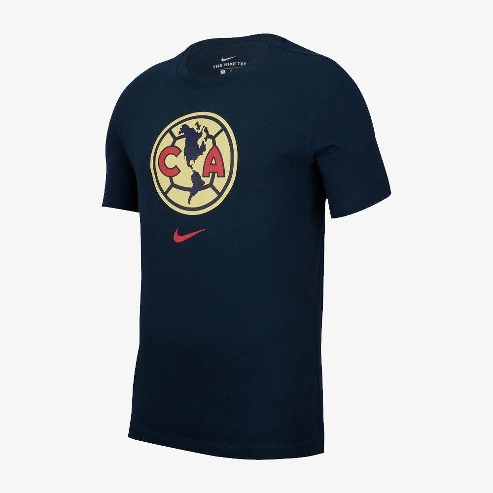 Men's Club America Evergreen Crest T-Shirt - Armory Navy - AQ7500-454-NIKE by Nike | Available at Niky's Sports