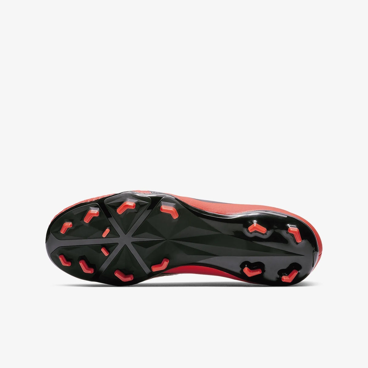 Kid's PhantomVNM Academy FG Soccer Cleats - Bright Crimson/Bright Crimson/Metallic Silver/Black - AO0362-600-NIKE by Nike | Available at Niky's Sports