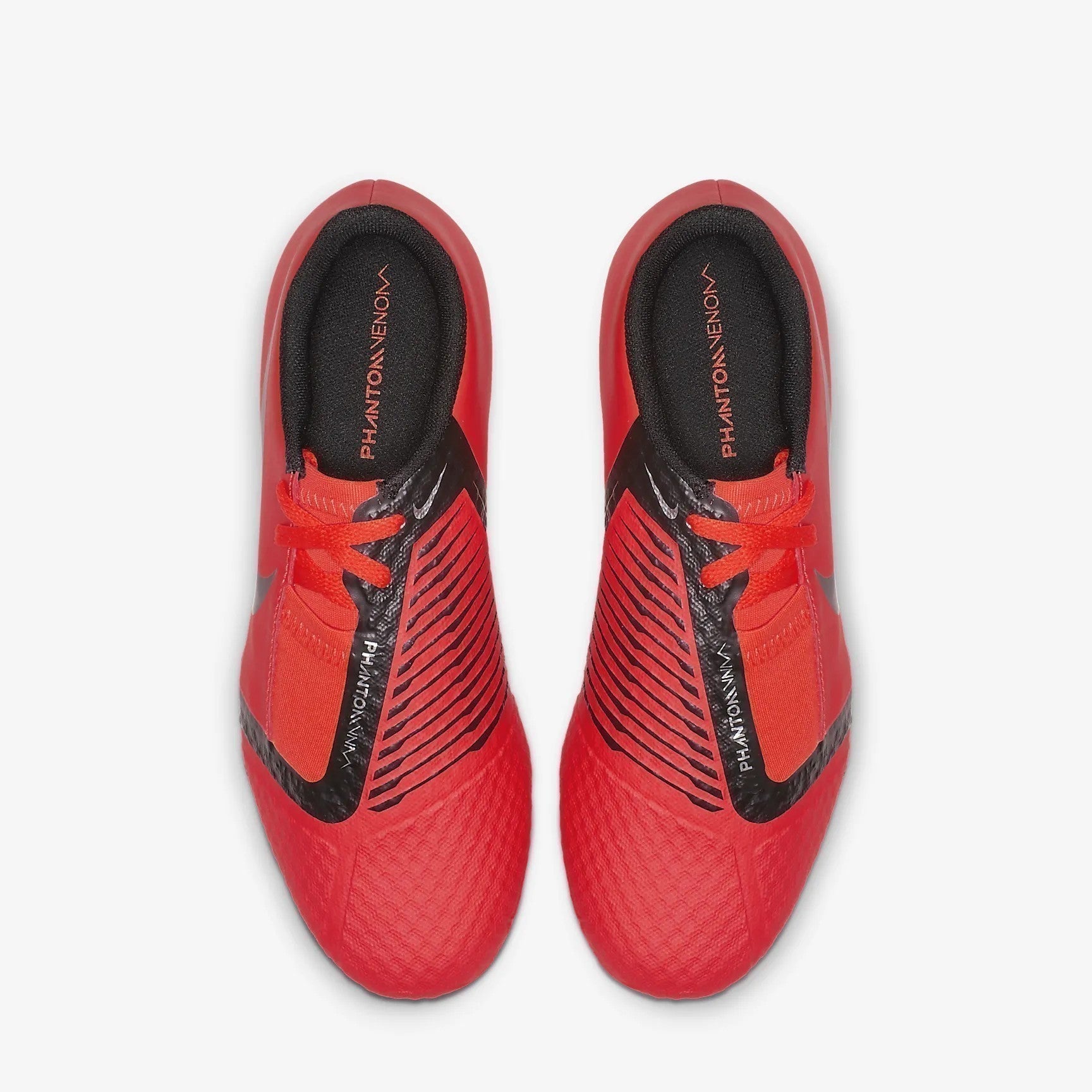 Kid's PhantomVNM Academy FG Soccer Cleats - Bright Crimson/Bright Crimson/Metallic Silver/Black - AO0362-600-NIKE by Nike | Available at Niky's Sports