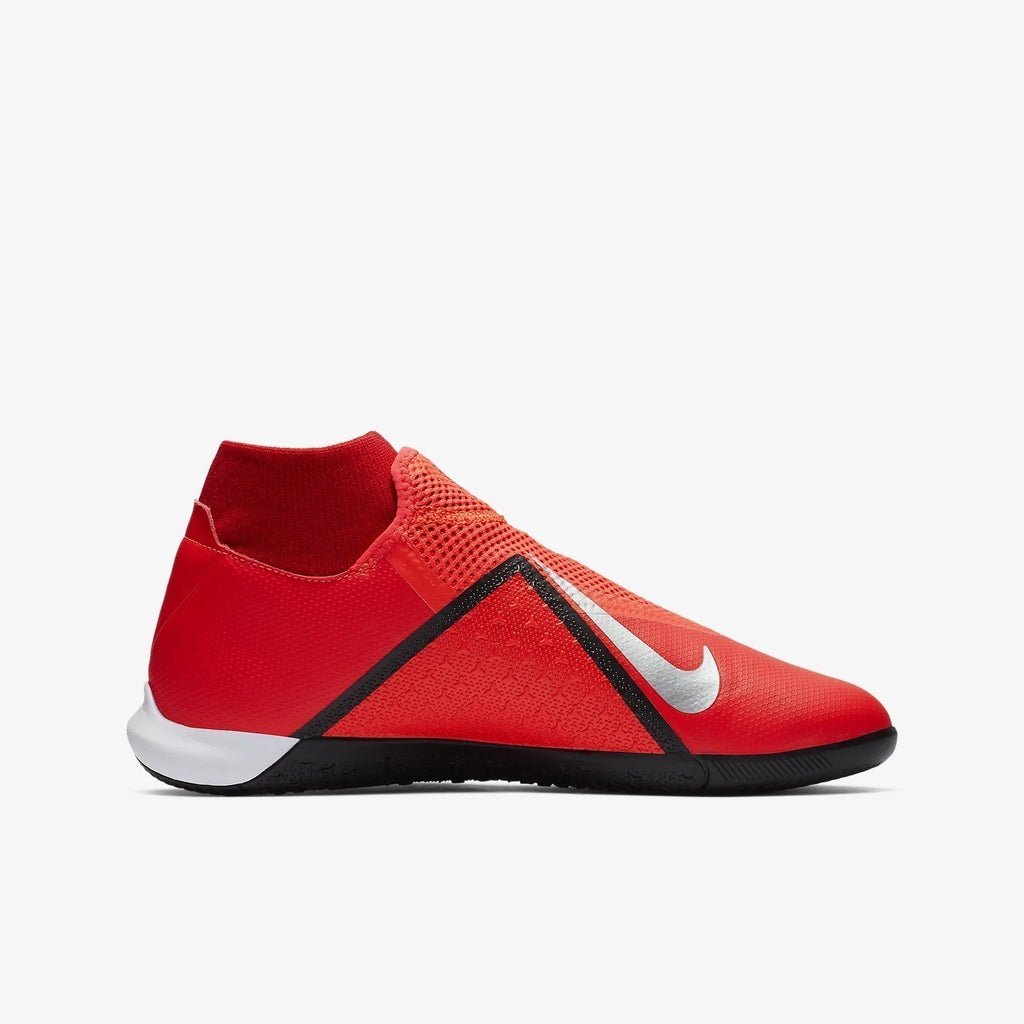Men's PhantomVSN Academy DF IC Soccer Shoes - Bright Crimson/Gym Red/Black/Metallic Silver - AO3267-600-NIKE by Nike | Available at Niky's Sports