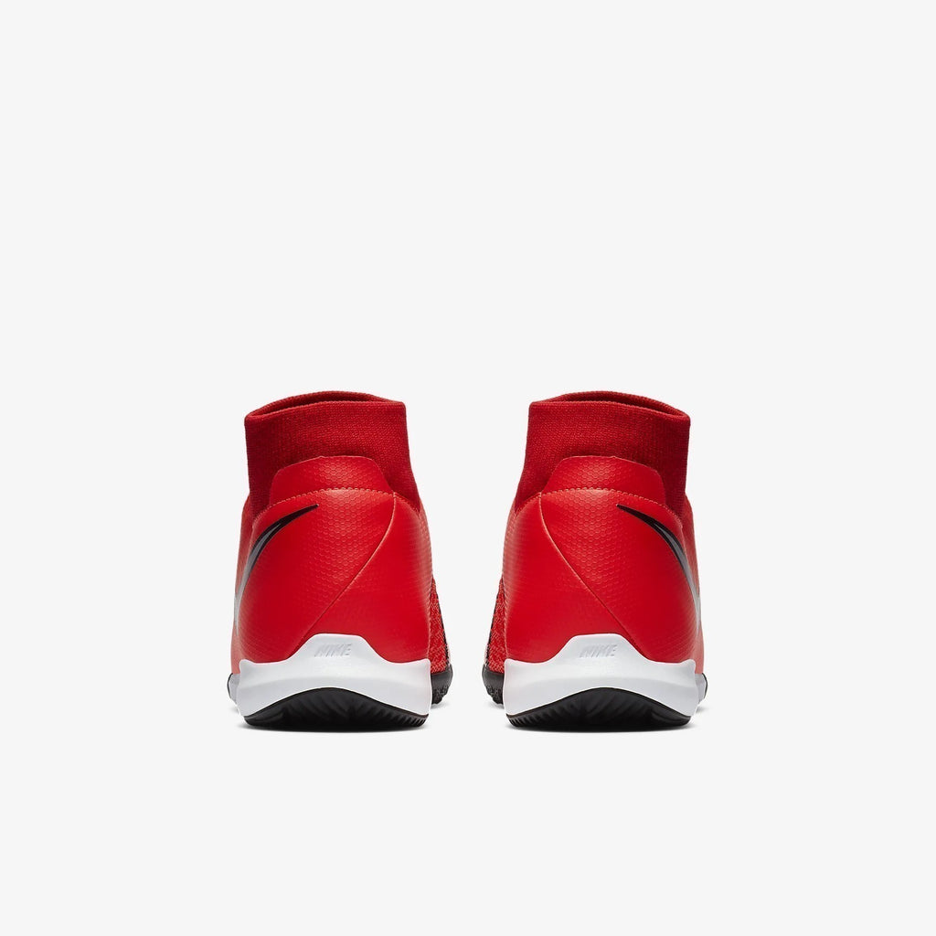 Men's PhantomVSN Academy DF IC Soccer Shoes - Bright Crimson/Gym Red/Black/Metallic Silver - AO3267-600-NIKE by Nike | Available at Niky's Sports