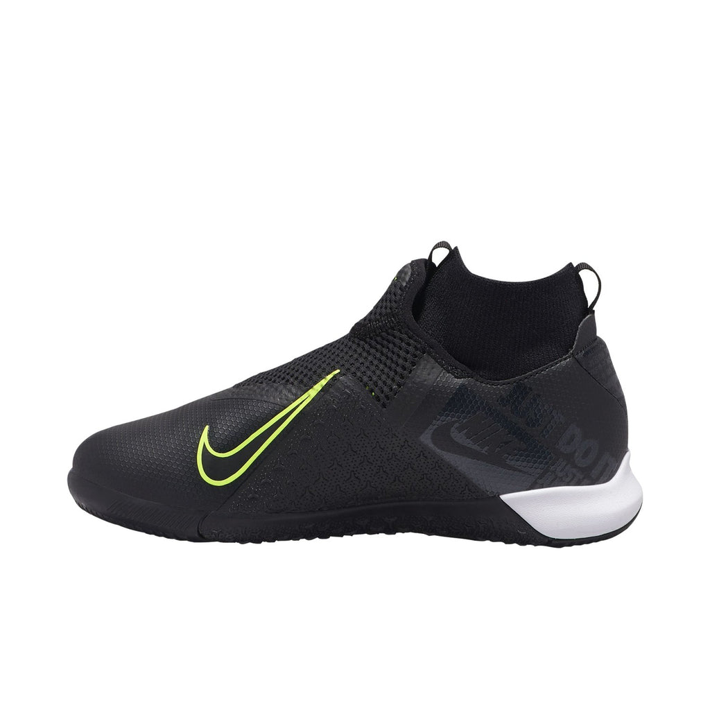 Kid's Phantom Vision Academy DF Indoor Shoes - Black/Volt