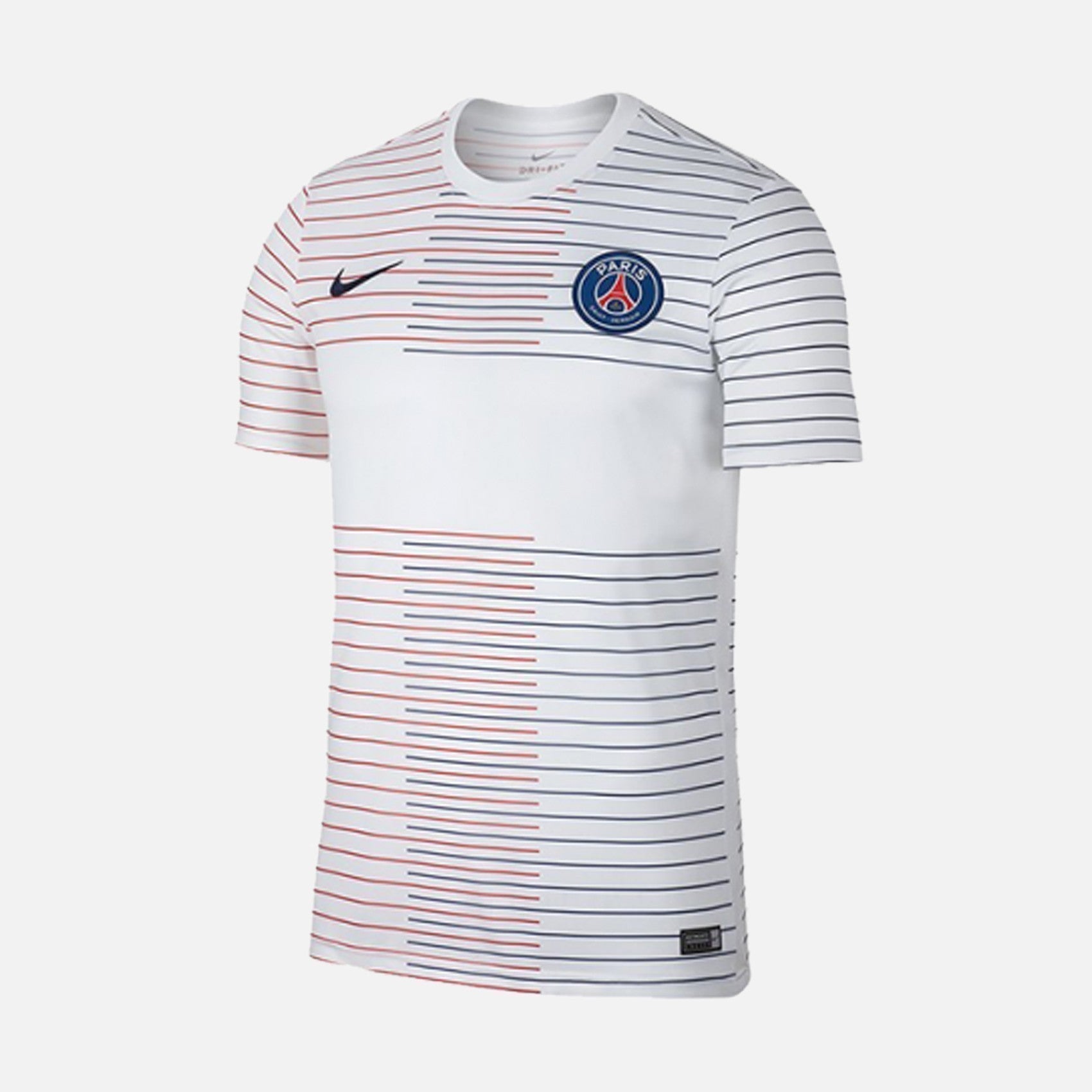 Men's Paris Saint-Germain 2019/20 Dry SS Top - White/White/Midnight Navy