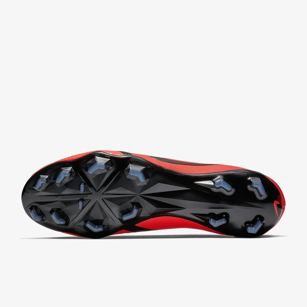 Men's PhantomVNM Pro FG Soccer Cleats - Bright Crimson/Bright Crimson/Metallic Silver/Black - AO8738-600-NIKE by Nike | Available at Niky's Sports