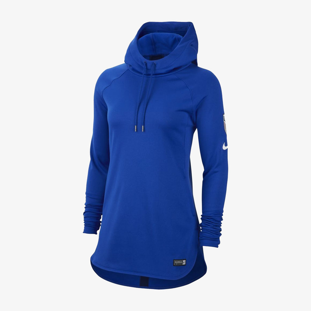 Women's USA Dry Squad Hoodie - Bright Blue/Loyal Blue/White - AQ3628-443-NIKE by Nike | Available at Niky's Sports