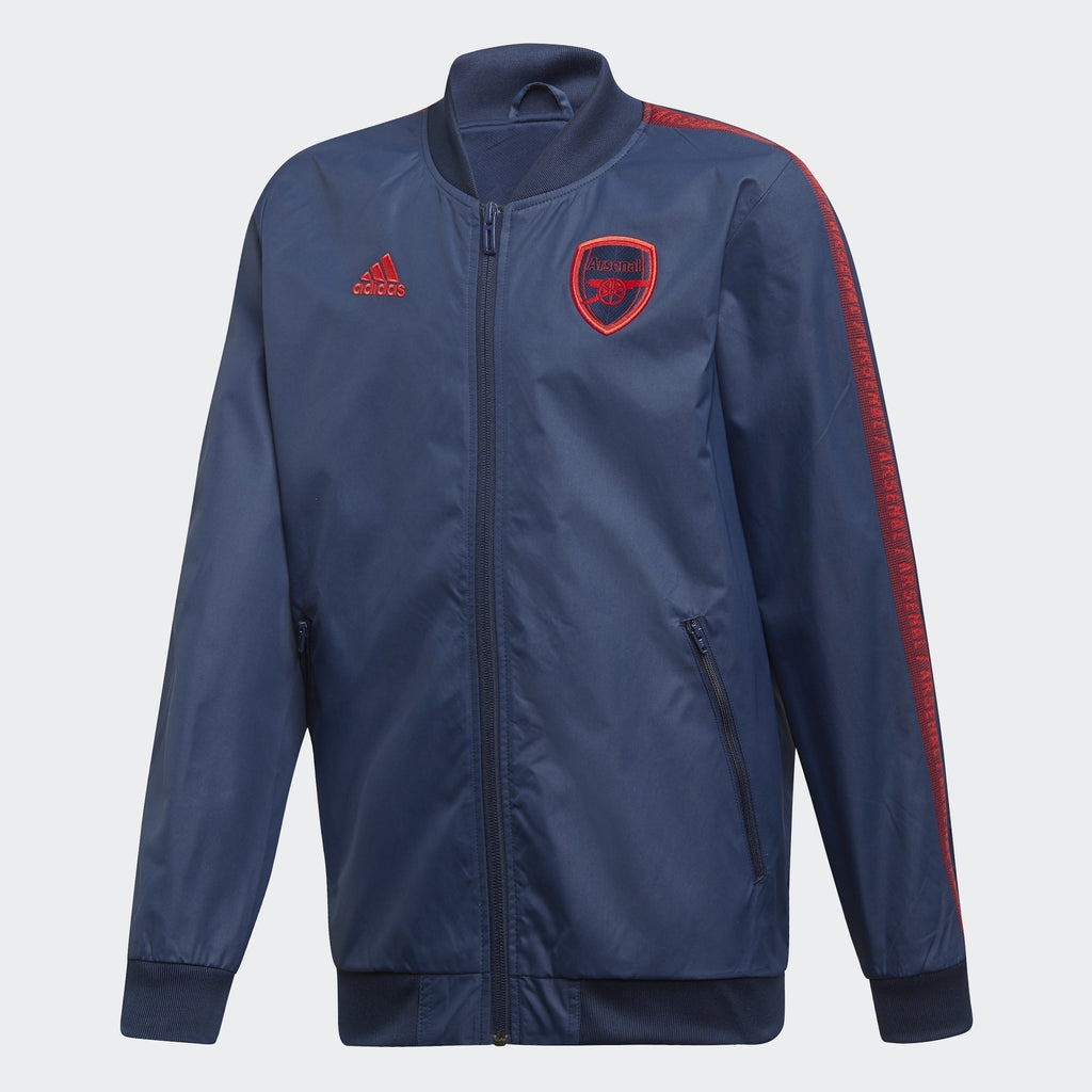 Kid's Arsenal FC Anthem Jacket -  Collegiate Navy/Scarlet - EH5607-ADIDAS by Adidas | Available at Niky's Sports