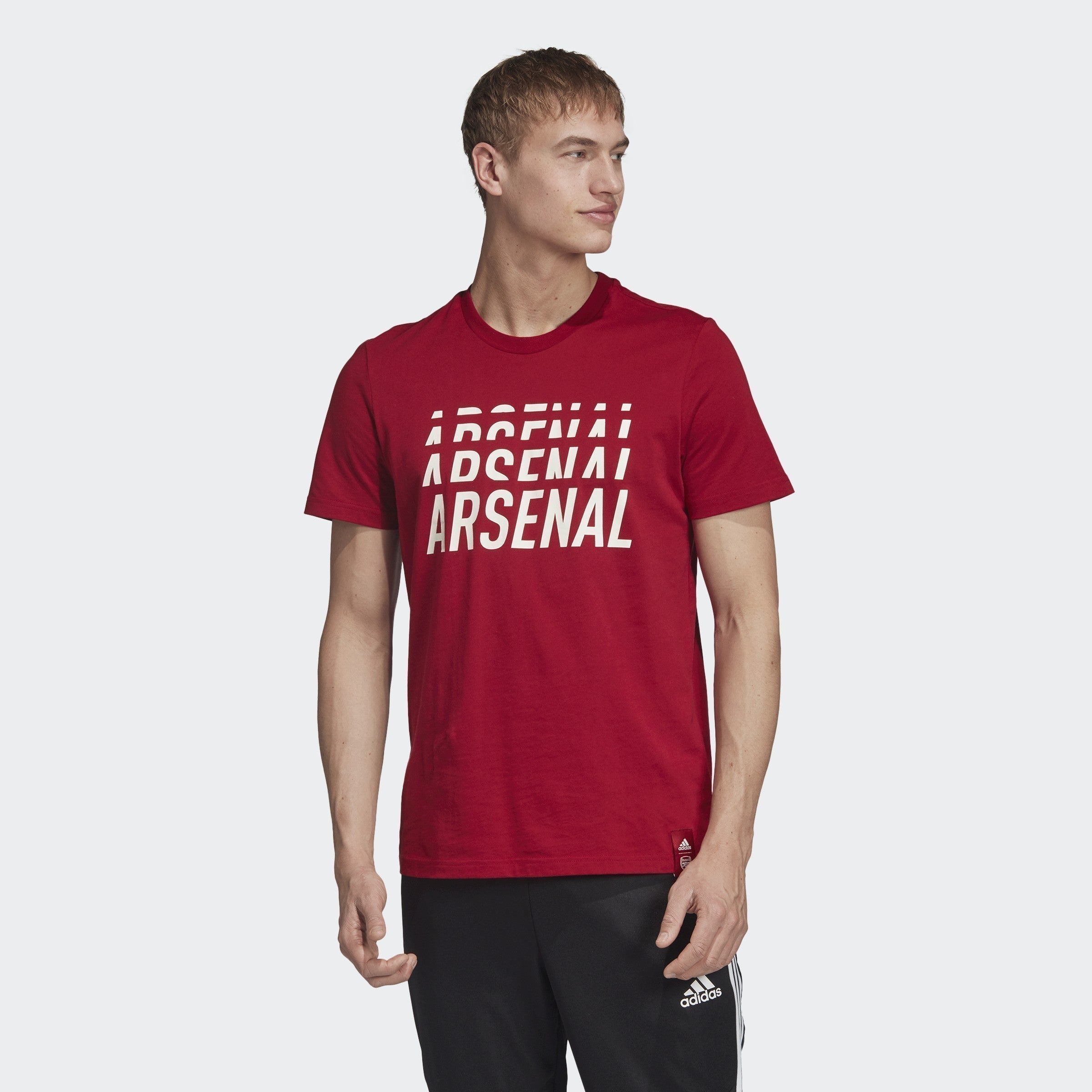 Men's Arsenal FC DNA Graphic T-Shirt - Active Maroon - EH5621-ADIDAS by Adidas | Available at Niky's Sports