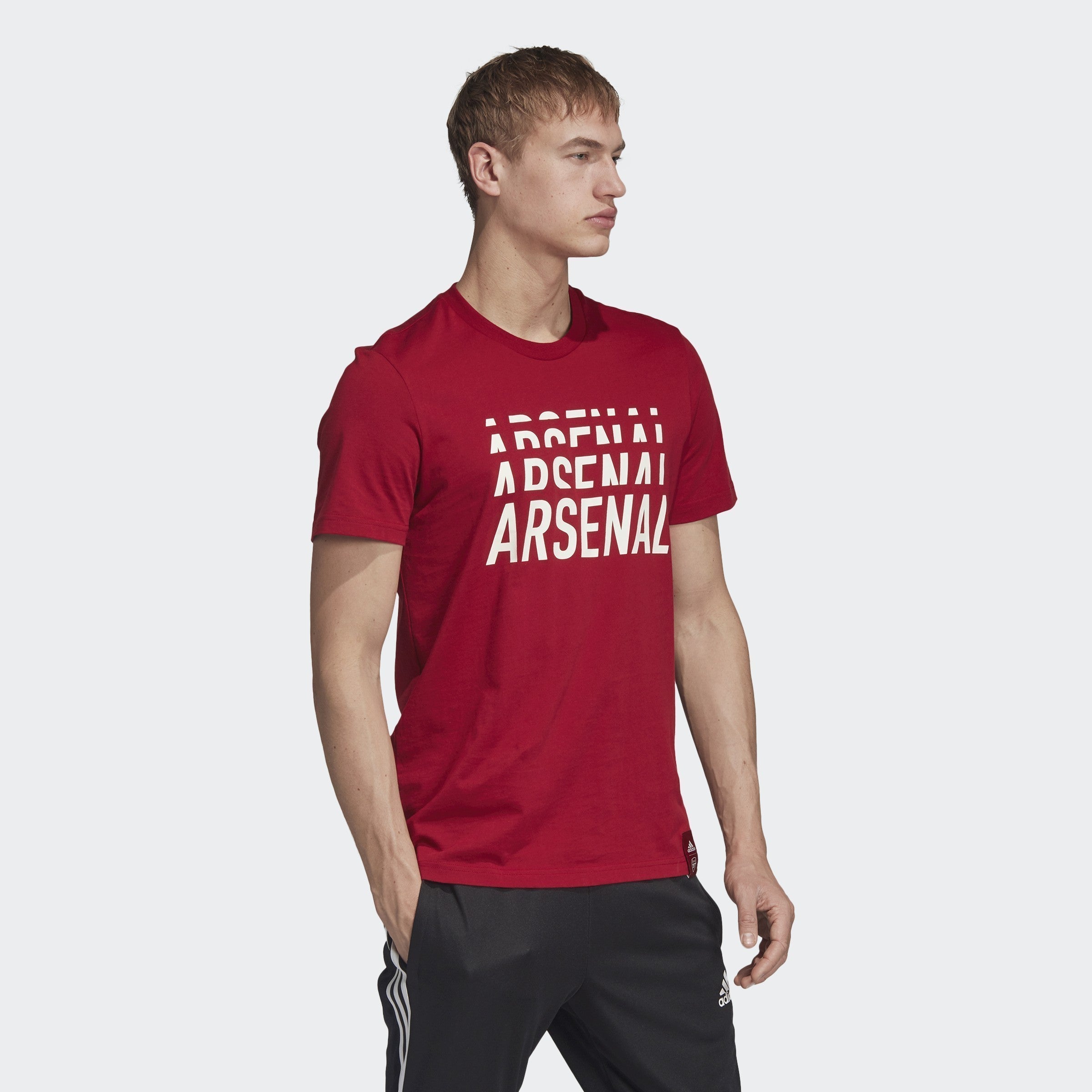 Men's Arsenal FC DNA Graphic T-Shirt - Active Maroon - EH5621-ADIDAS by Adidas | Available at Niky's Sports