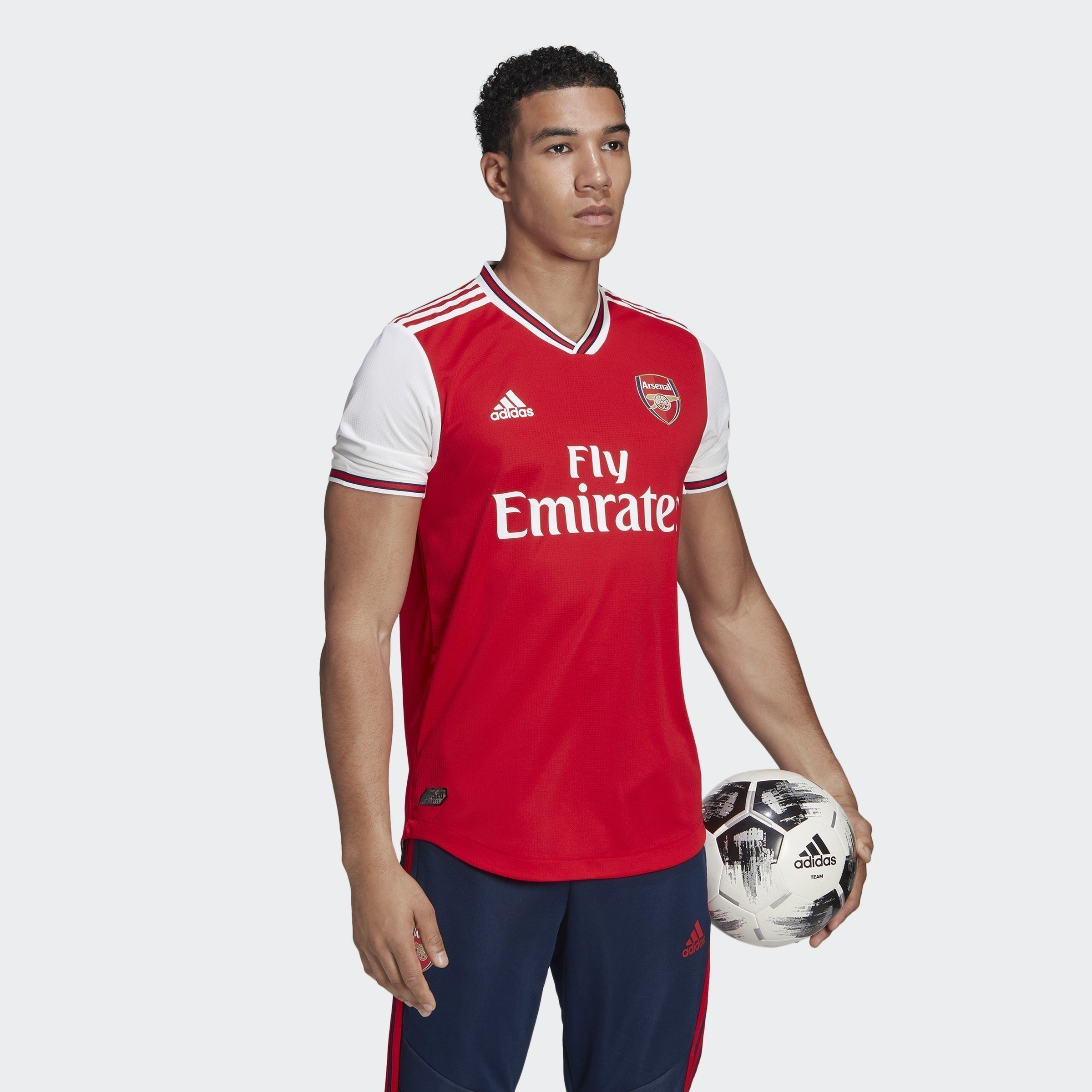 Men's Arsenal 19/20 Home Authentic Jersey - Scarlet