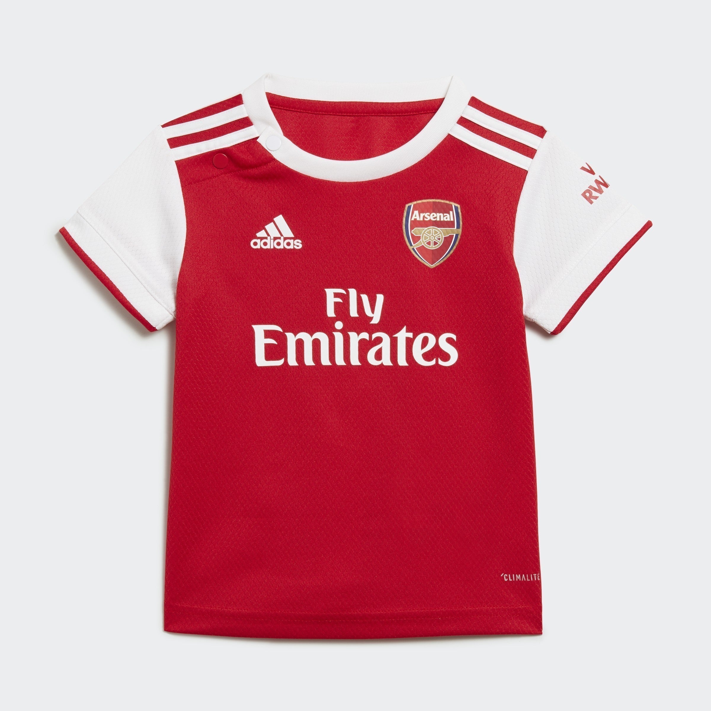 Infant Arsenal FC 19 20 Home Baby Kit Scarlet