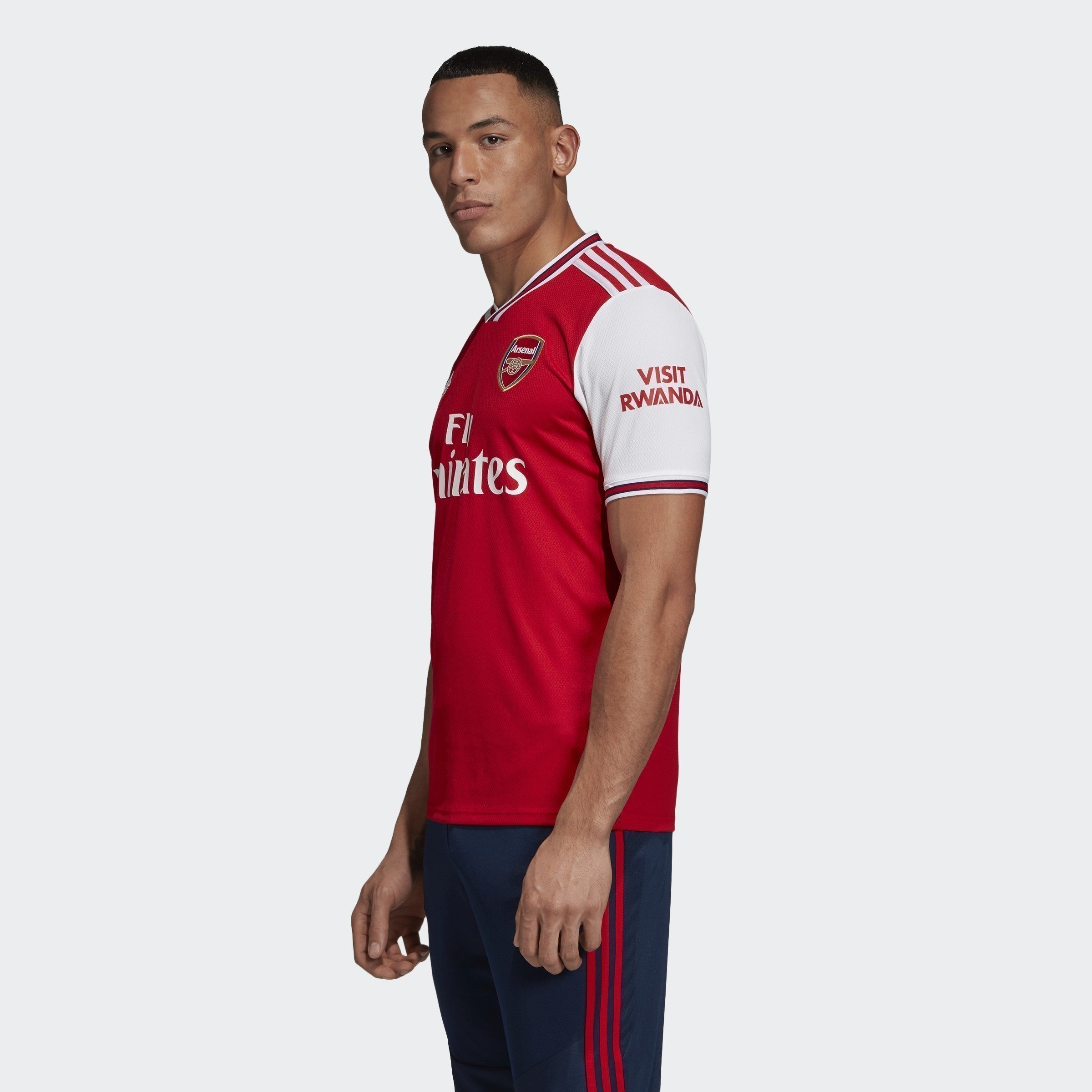 Men's Arsenal 19/20 Home Jersey - Scarlet - EH5637-ADIDAS by Adidas | Available at Niky's Sports