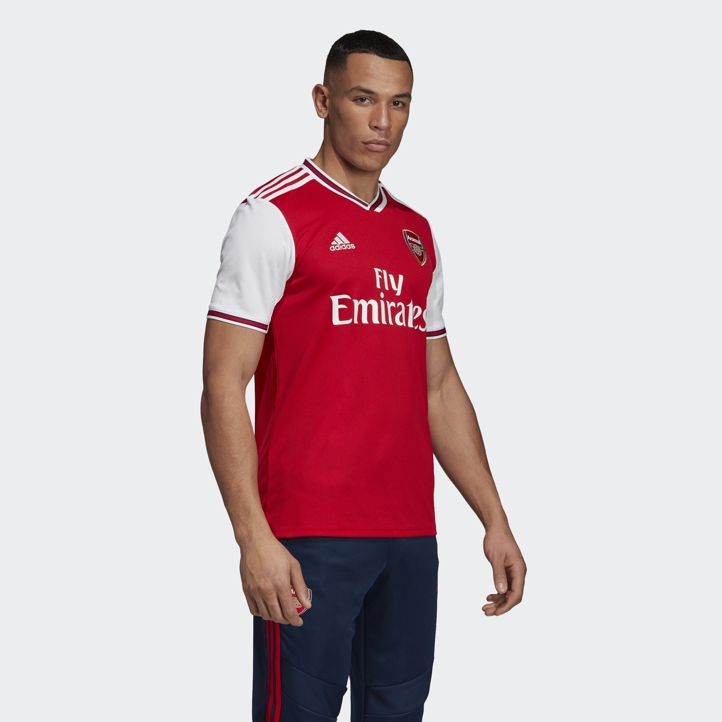 Men's Arsenal 19/20 Home Jersey - Scarlet - EH5637-ADIDAS by Adidas | Available at Niky's Sports