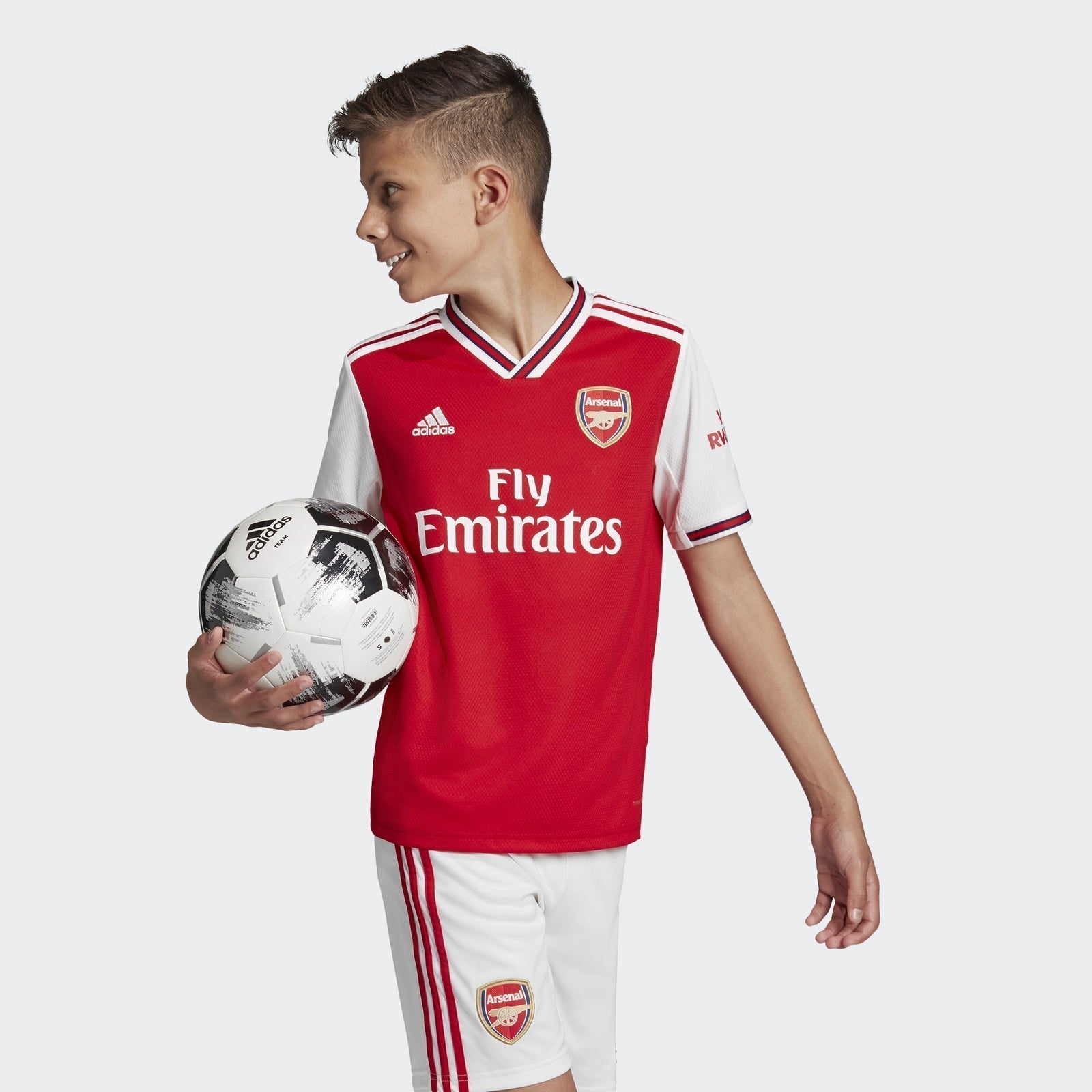 Kid's Arsenal 19/20 Home Jersey - Scarlet