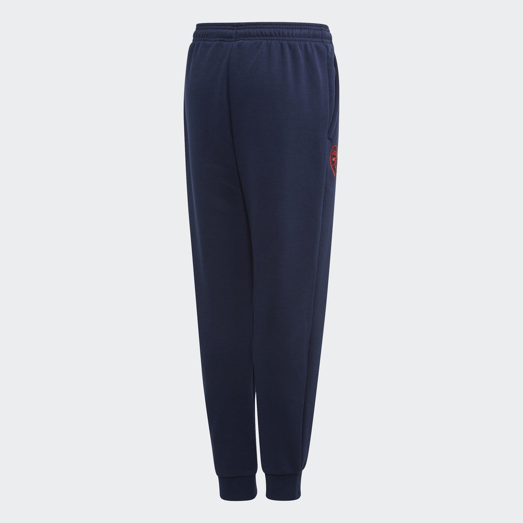 Kid's Arsenal FC Sweat Pants - Collegiate Navy/Scarlet - EH5619-ADIDAS by Adidas | Available at Niky's Sports