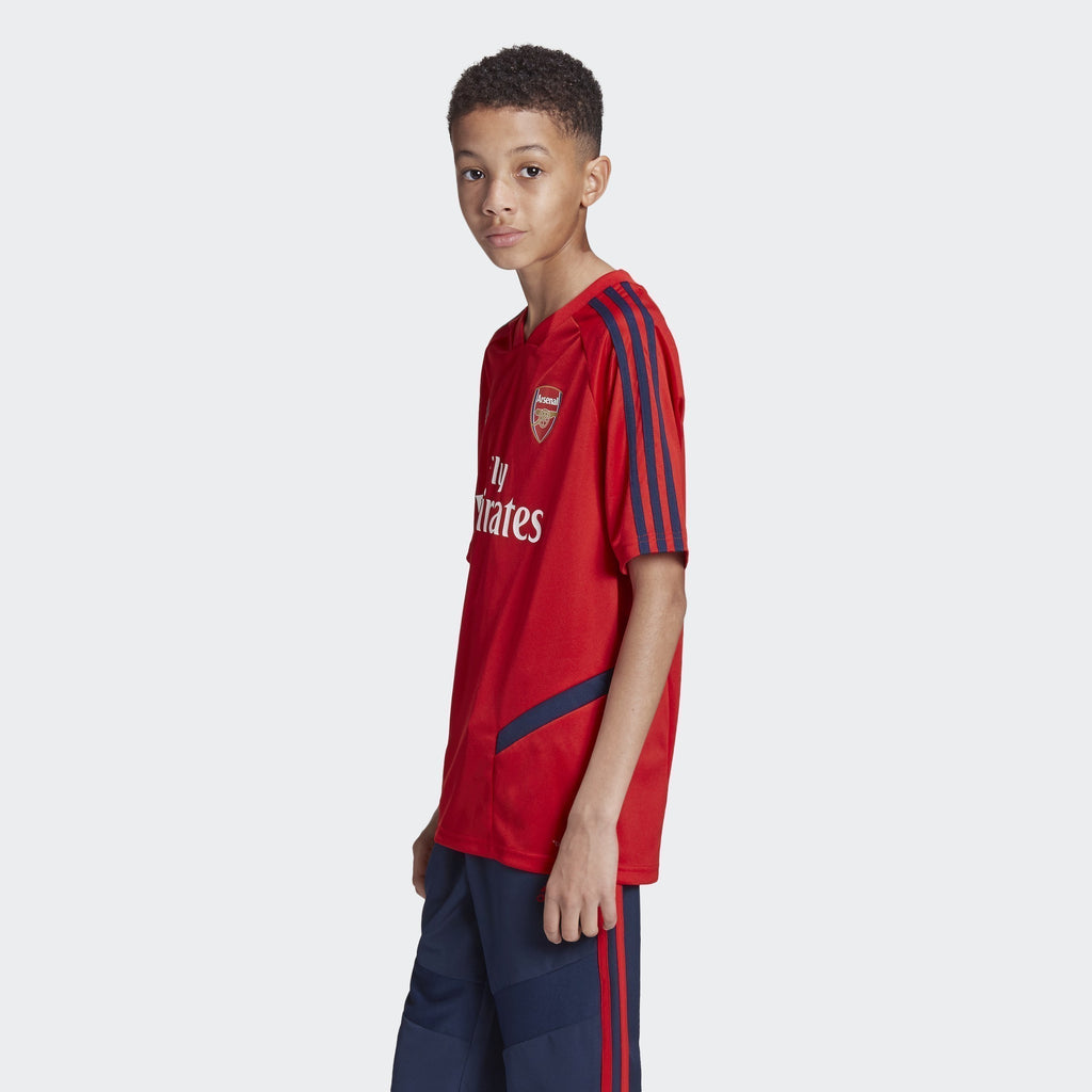 Kid's Arsenal FC Training Jersey - Scarlet/Collegiate Navy - EH5699-ADIDAS by Adidas | Available at Niky's Sports
