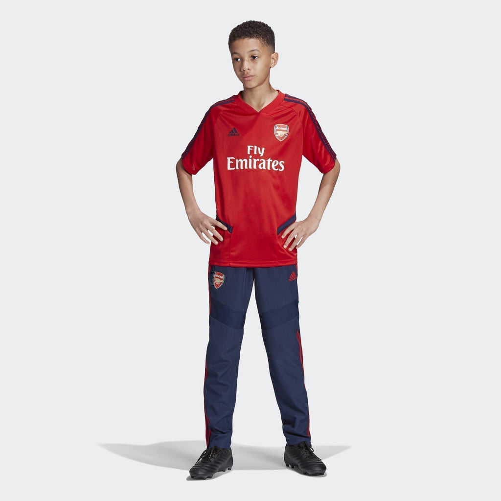 Kid's Arsenal FC Training Jersey - Scarlet/Collegiate Navy - EH5699-ADIDAS by Adidas | Available at Niky's Sports
