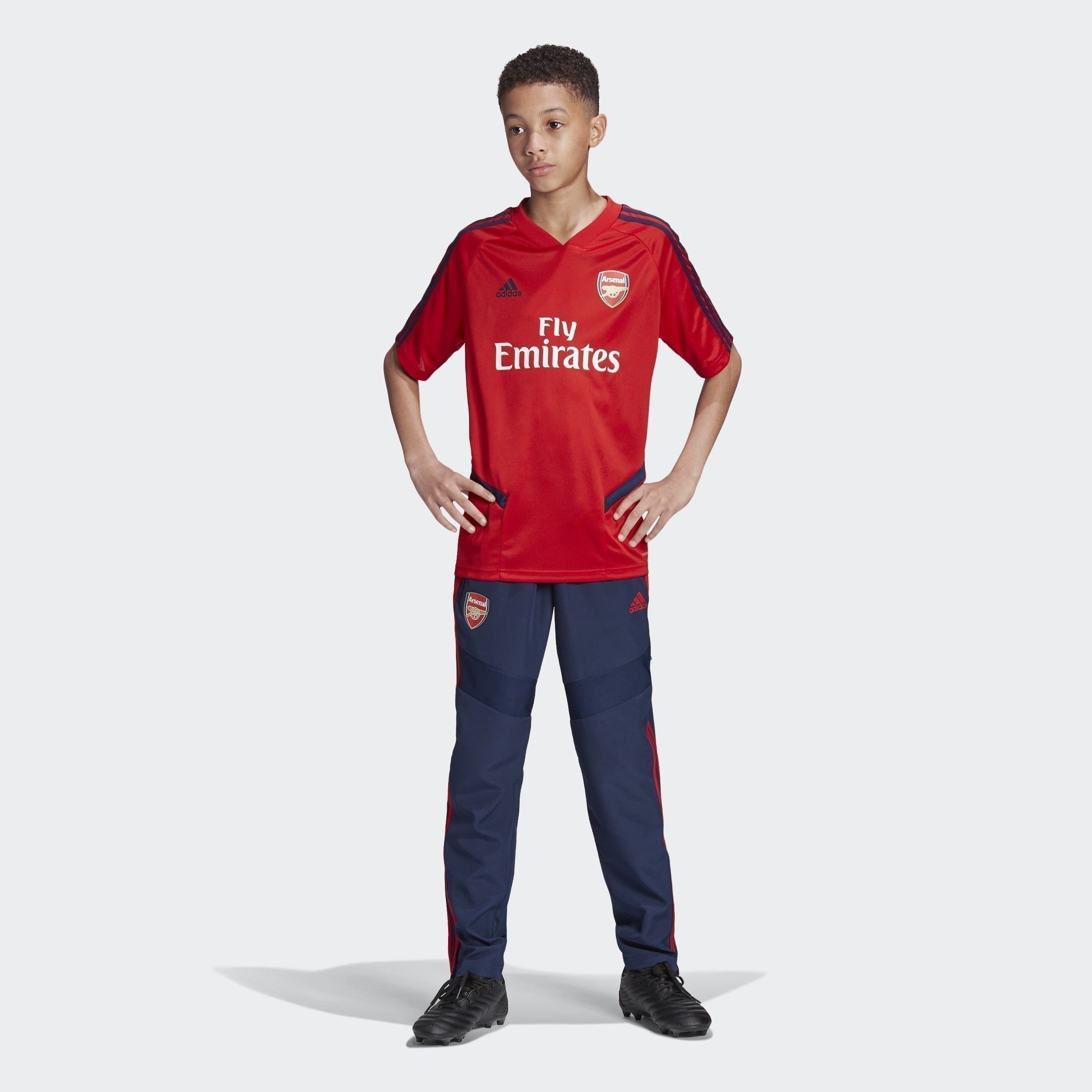 Kid's Arsenal FC Training Jersey - Scarlet/Collegiate Navy - EH5699-ADIDAS by Adidas | Available at Niky's Sports