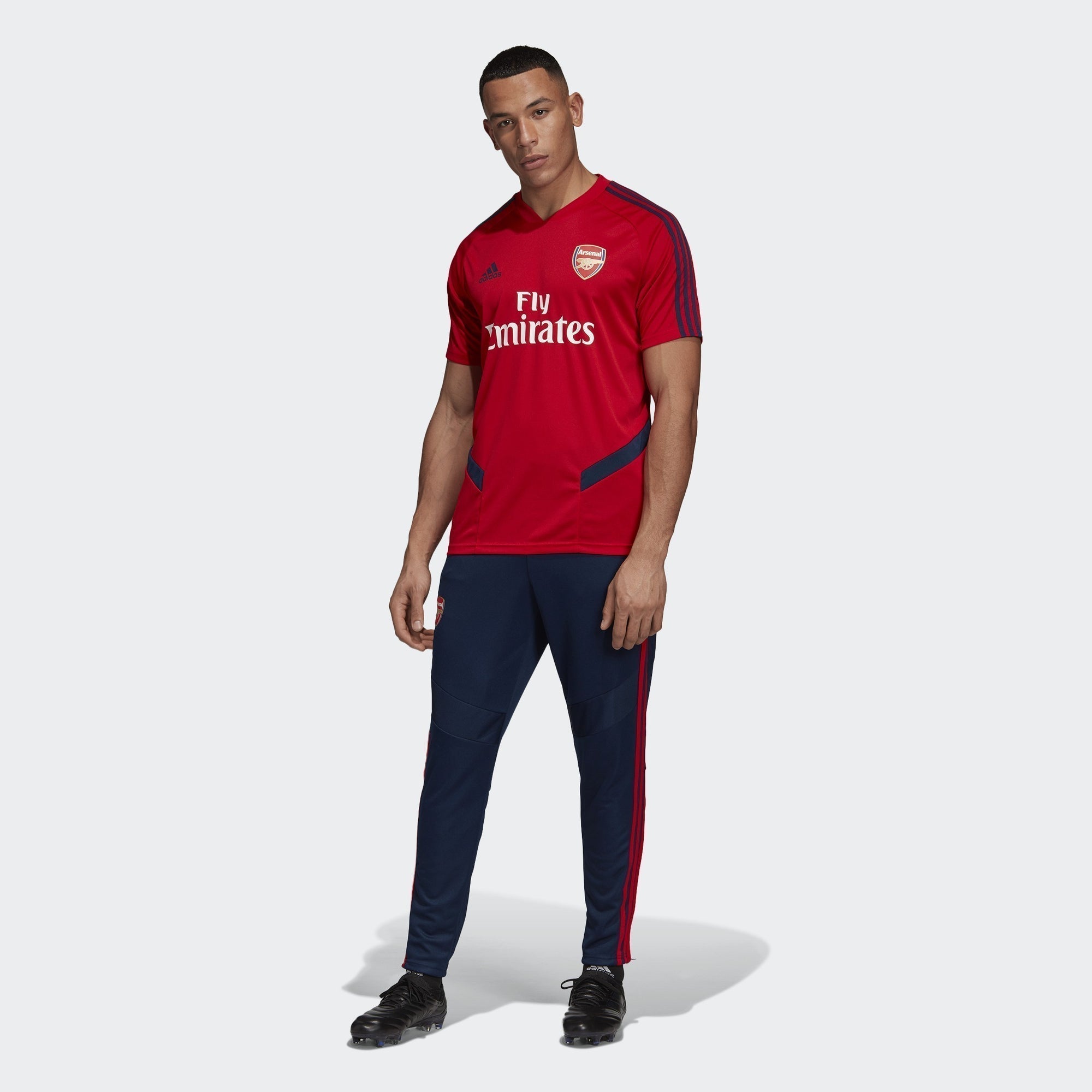 Men's Arsenal FC Training Top - Scarlet/Collegiate Navy - EH5701-ADIDAS by Adidas | Available at Niky's Sports