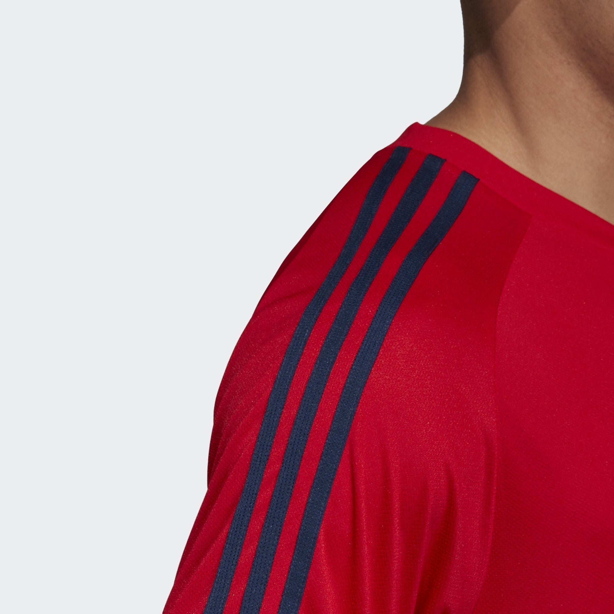 Men's Arsenal FC Training Top - Scarlet/Collegiate Navy - EH5701-ADIDAS by Adidas | Available at Niky's Sports