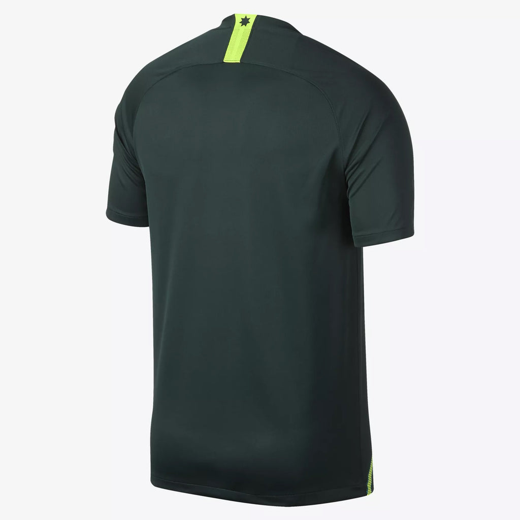 Men's Australia 2018 Away Soccer Jersey - Green/Volt