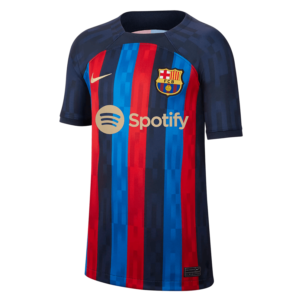 Nike FC Barcelona 2022/23 Stadium Home Soccer Jersey Youth