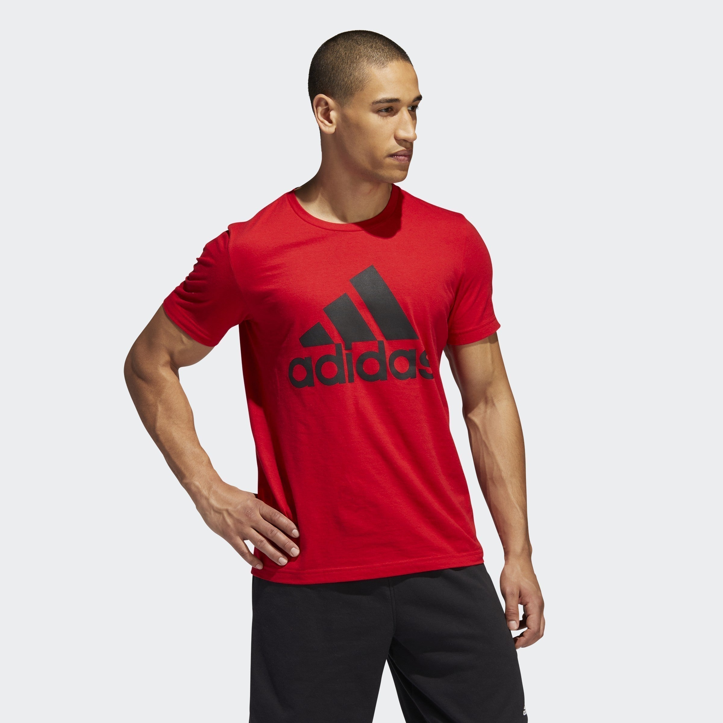 Men's Badge of Sport Tee - FI7031-ADIDAS by Adidas | Available at Niky's Sports