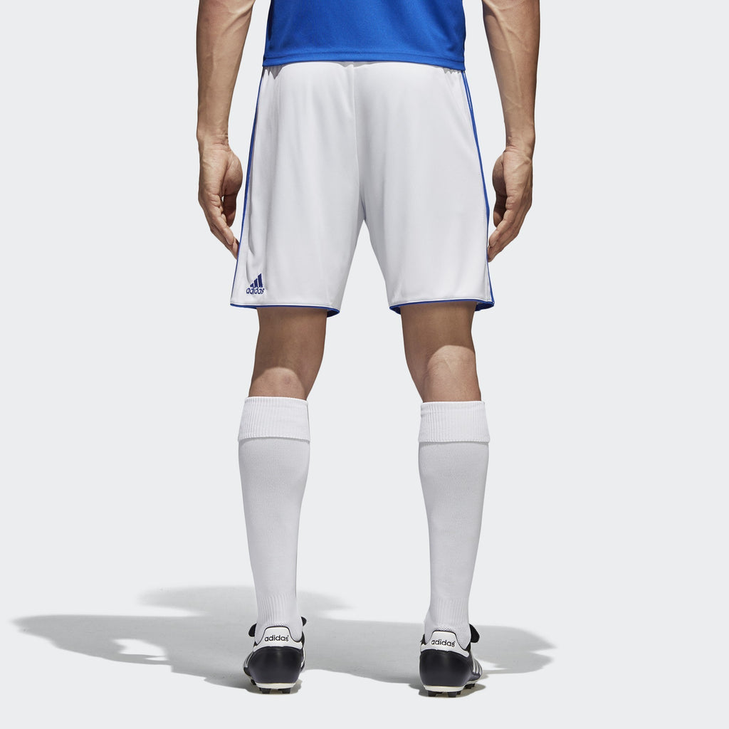 Tastigo 15 Shorts - White/Bold Blue - BJ9126-ADIDAS by Adidas | Available at Niky's Sports