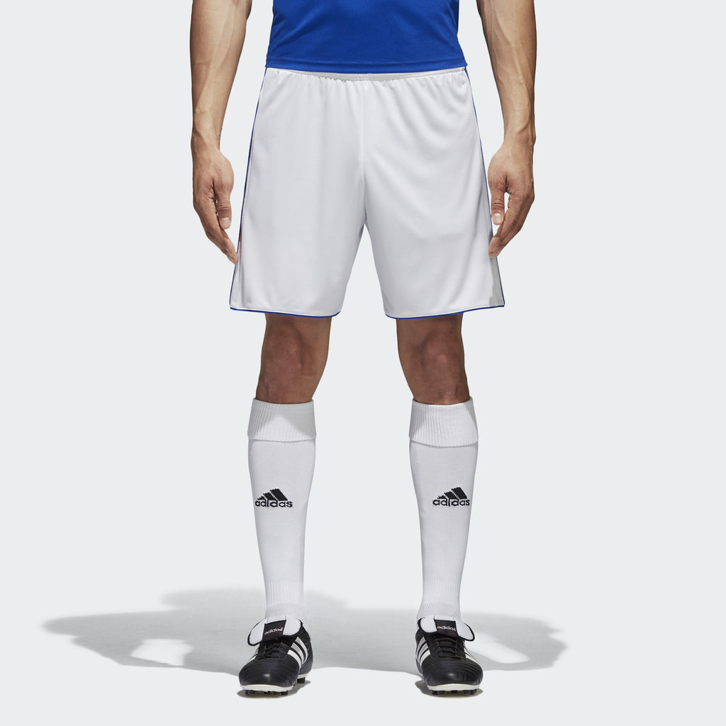 Tastigo 15 Shorts - White/Bold Blue - BJ9126-ADIDAS by Adidas | Available at Niky's Sports