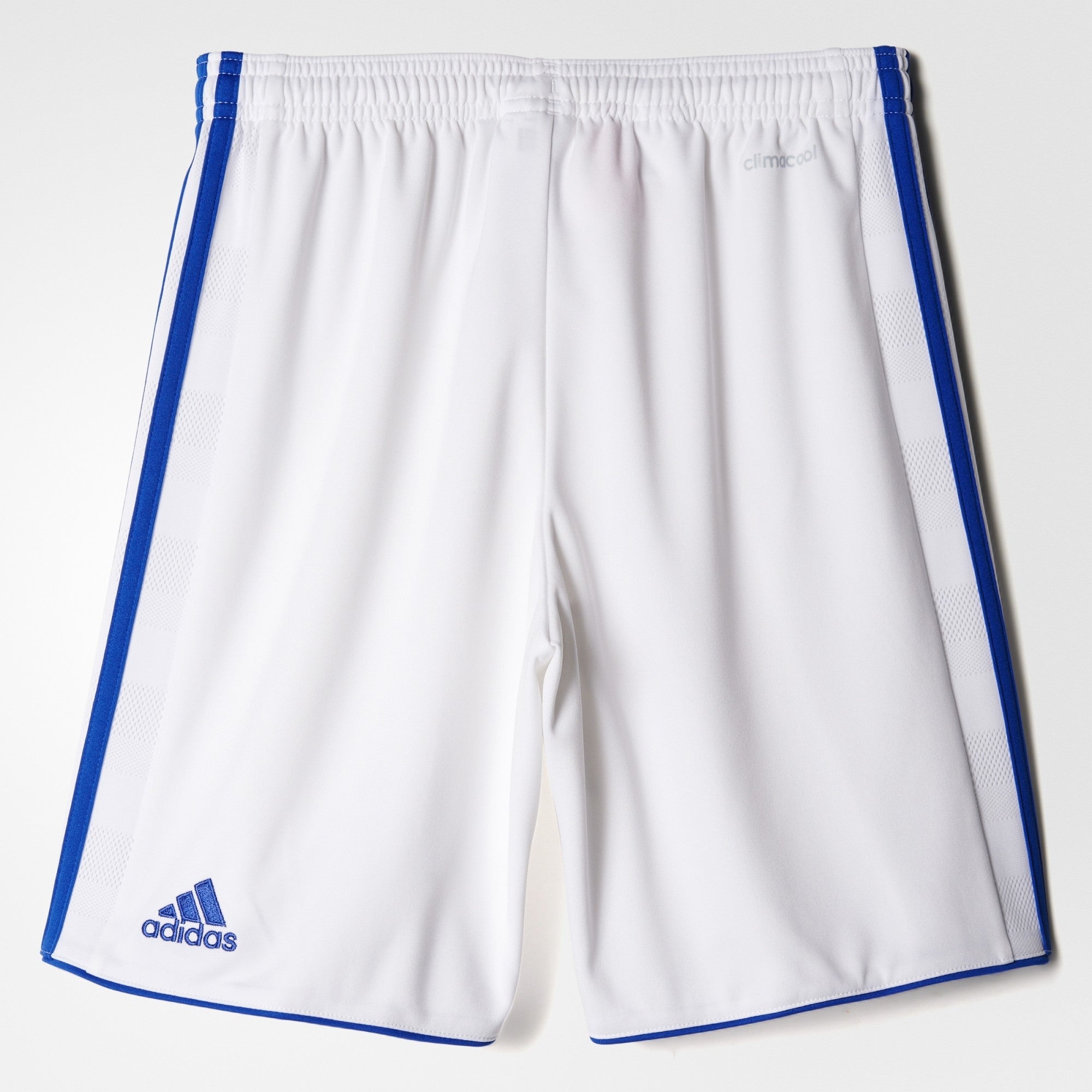 Kid's Tastigo 17 Shorts - White/Bold Blue - BJ9143-ADIDAS by Adidas | Available at Niky's Sports