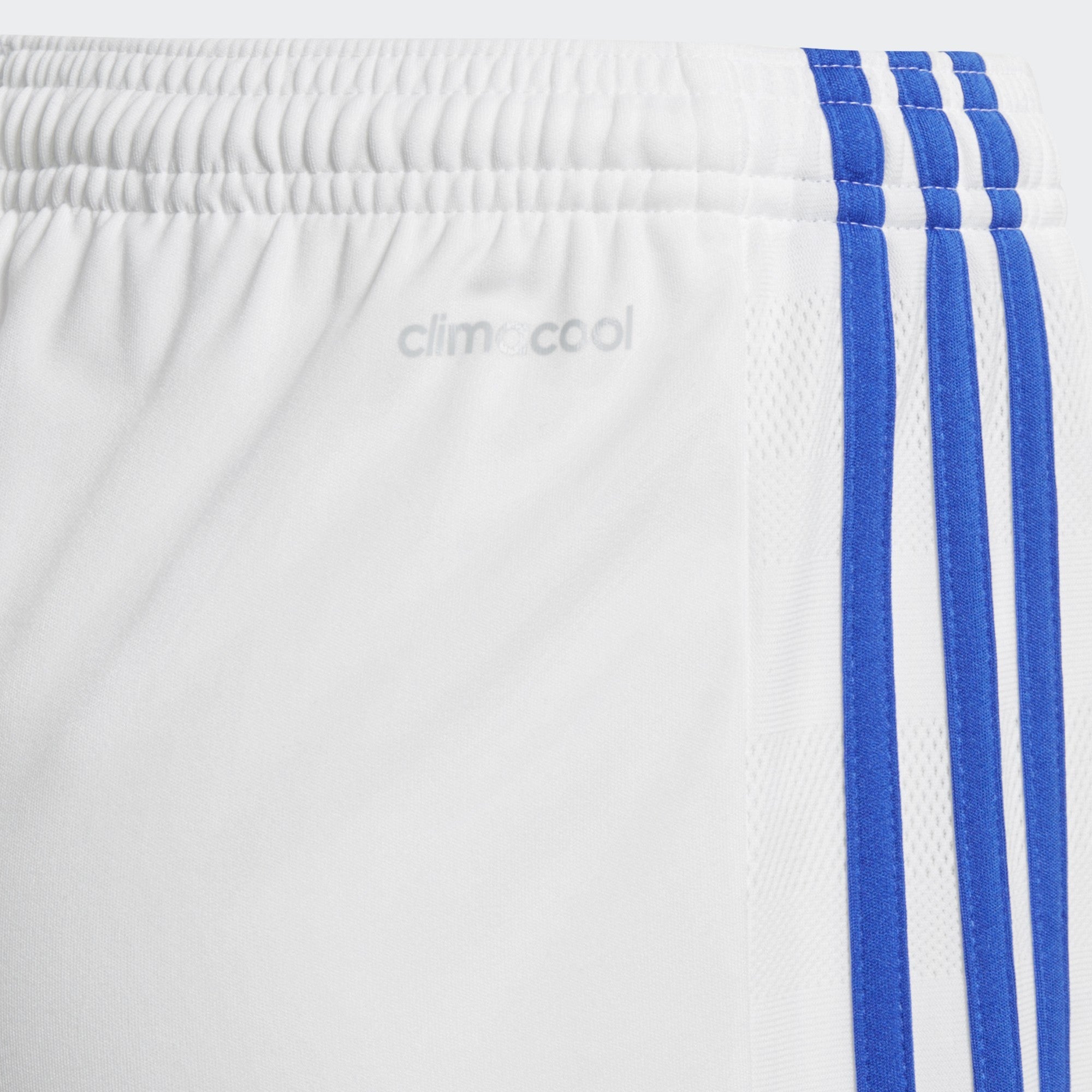 Kid's Tastigo 17 Shorts - White/Bold Blue - BJ9143-ADIDAS by Adidas | Available at Niky's Sports