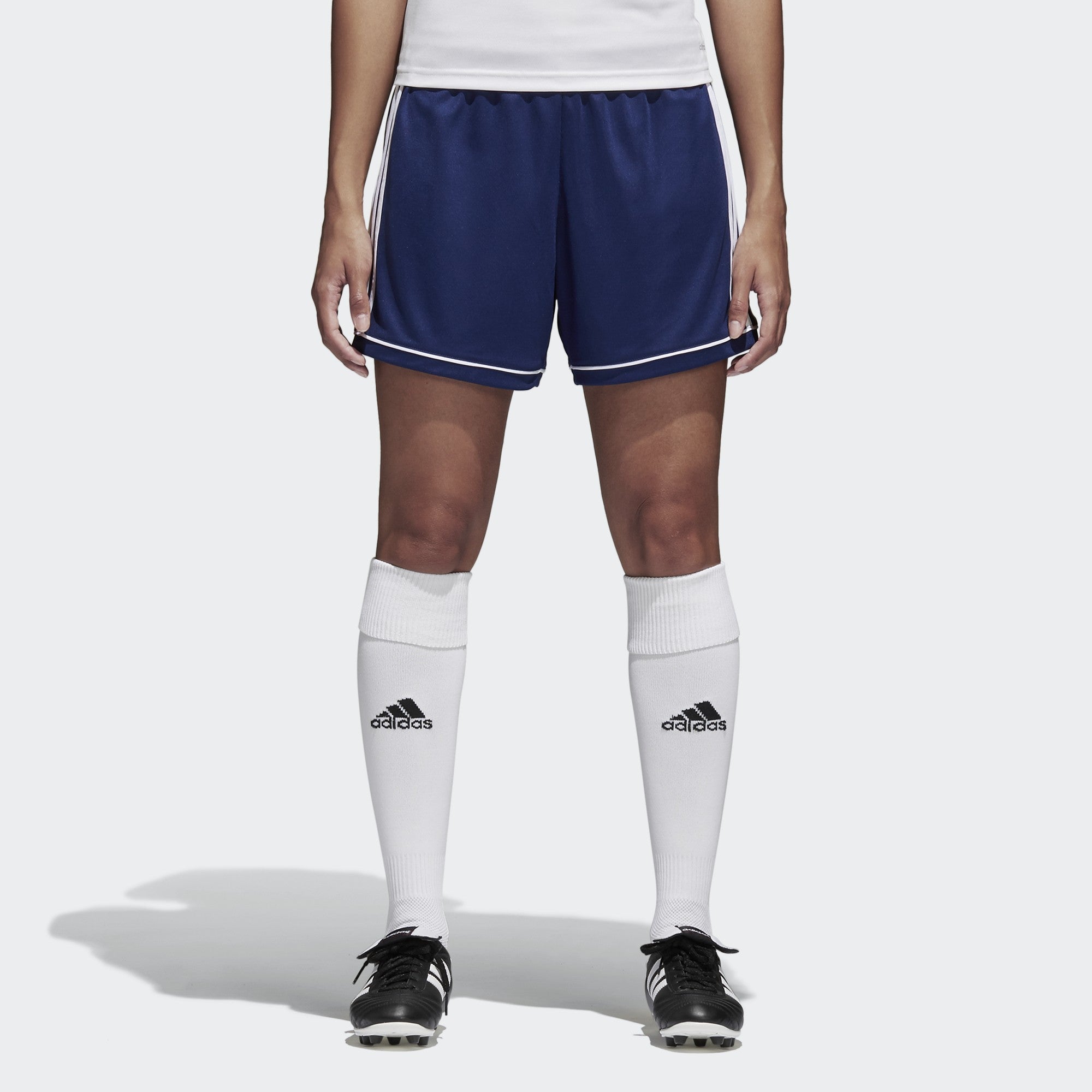 Women's Squadra 7 Shorts - Dark Blue/White