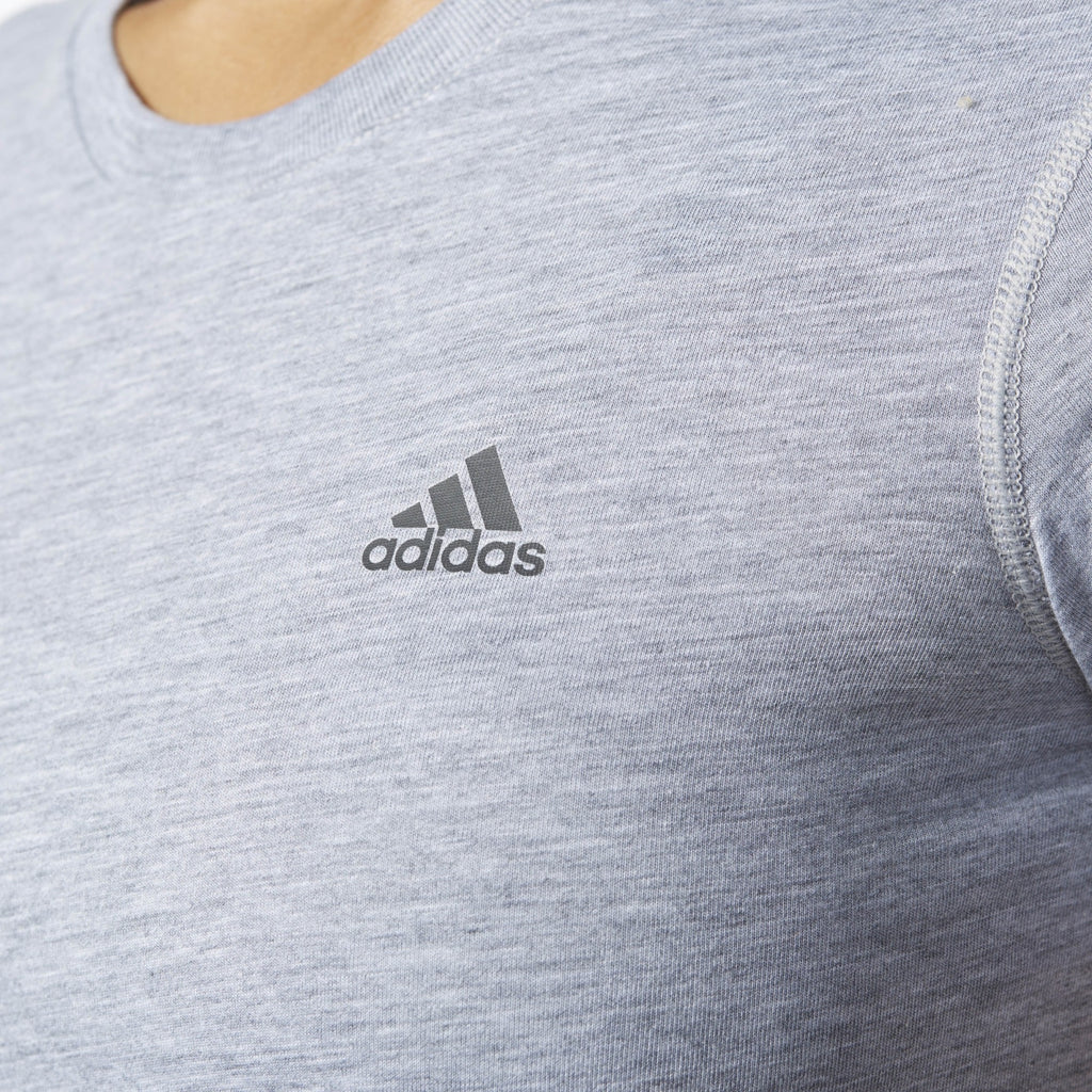 adidas Ultimate Women's Training Tee - Grey Heather